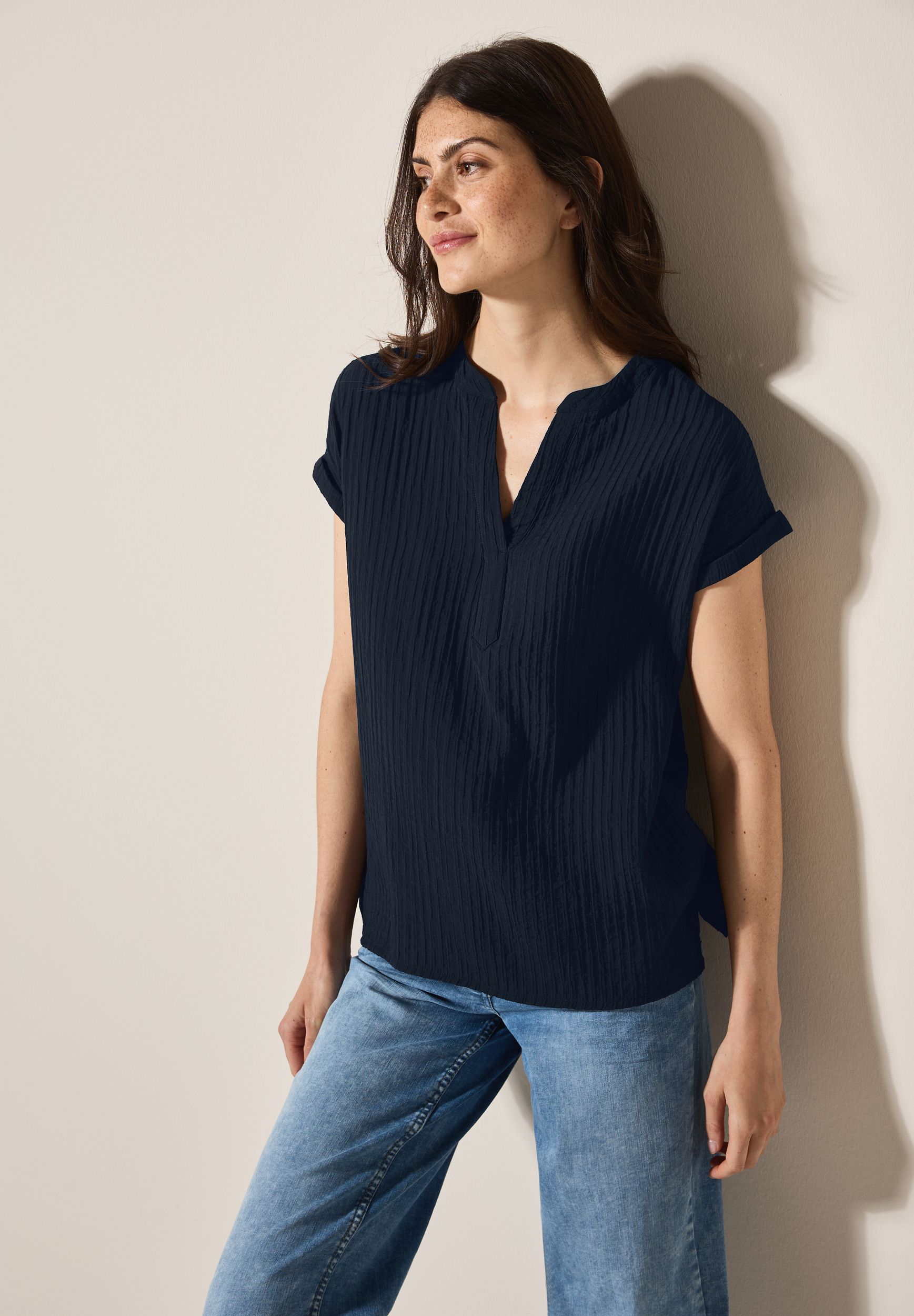CECIL |  CECIL Businessbluse  | S | universal blue