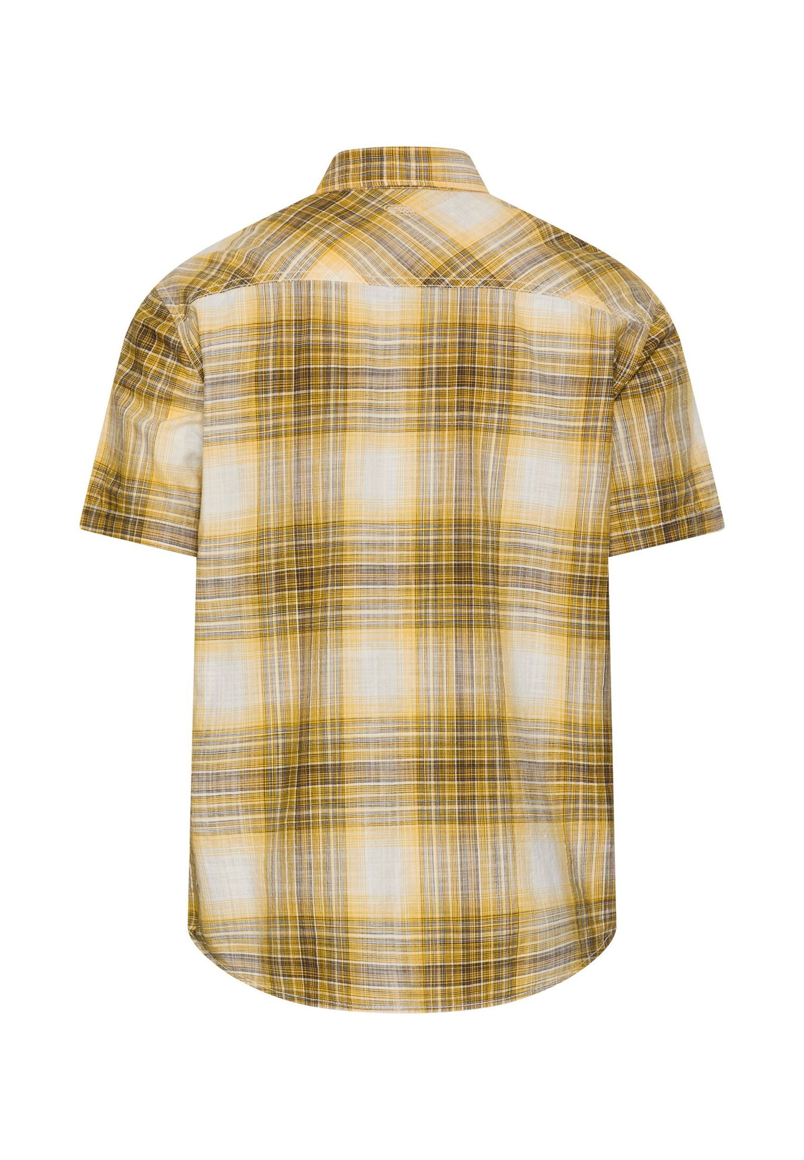 Camel Active |  Camel Active Hemd Regular Fit  | XL | cumin yellow