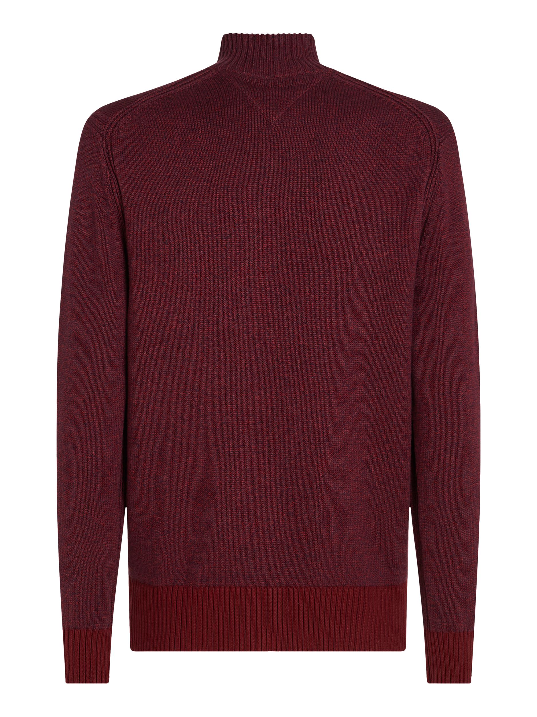  |  MOULINE ZIP THRU | XXL | rouge/desert sky mouline