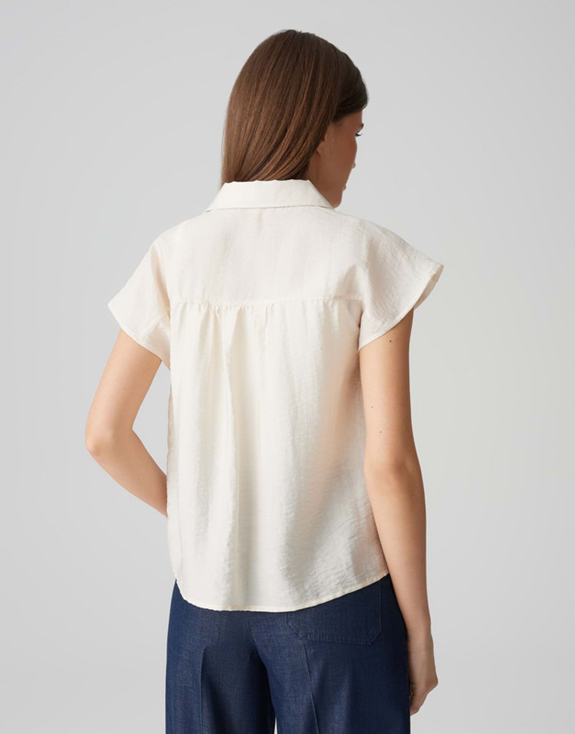 Opus |  Opus Druckbluse  | 36 | natural glaze