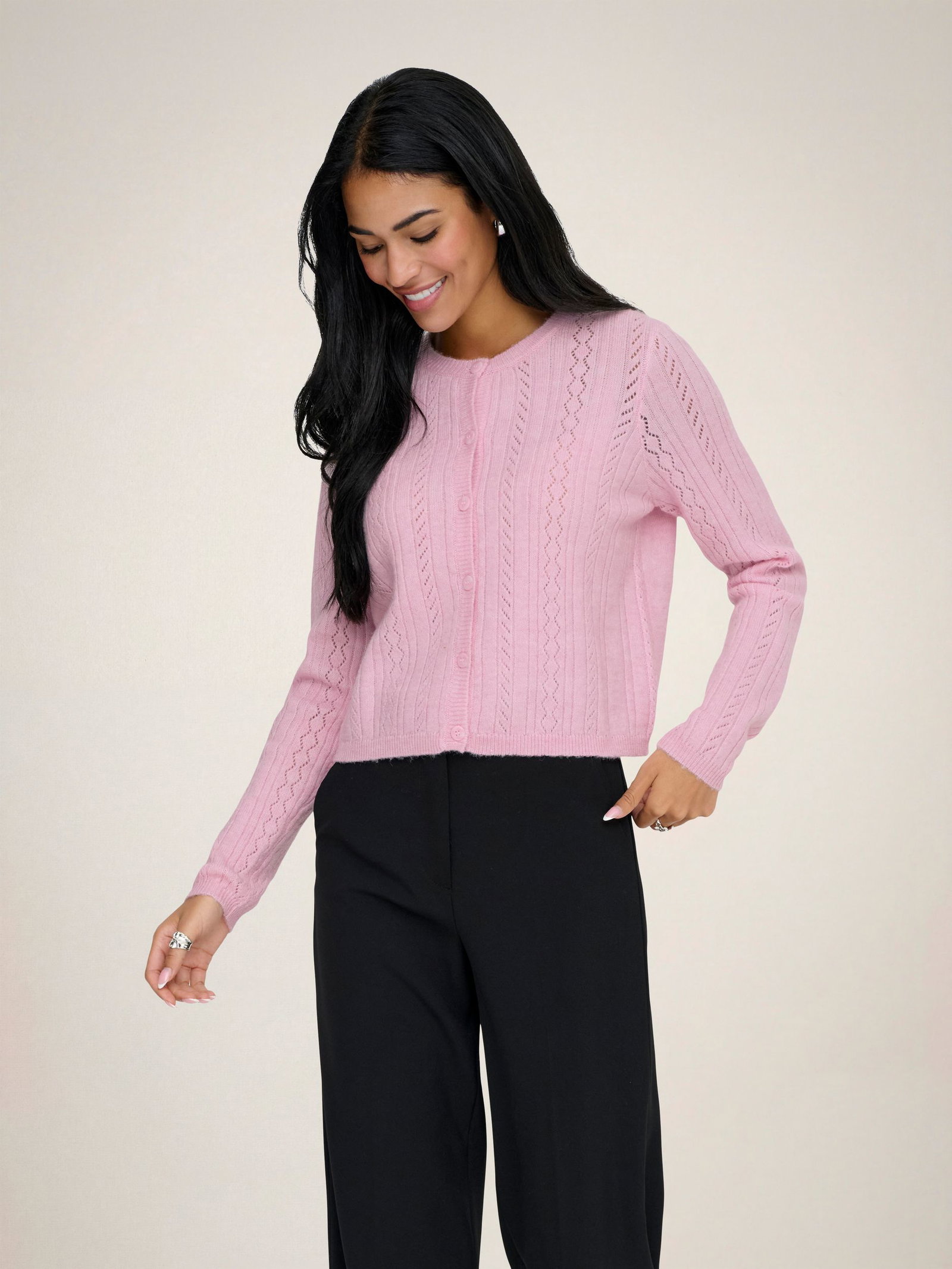 JDY |  JDY Strickjacke | Cardigan  | M | fragrant lilac