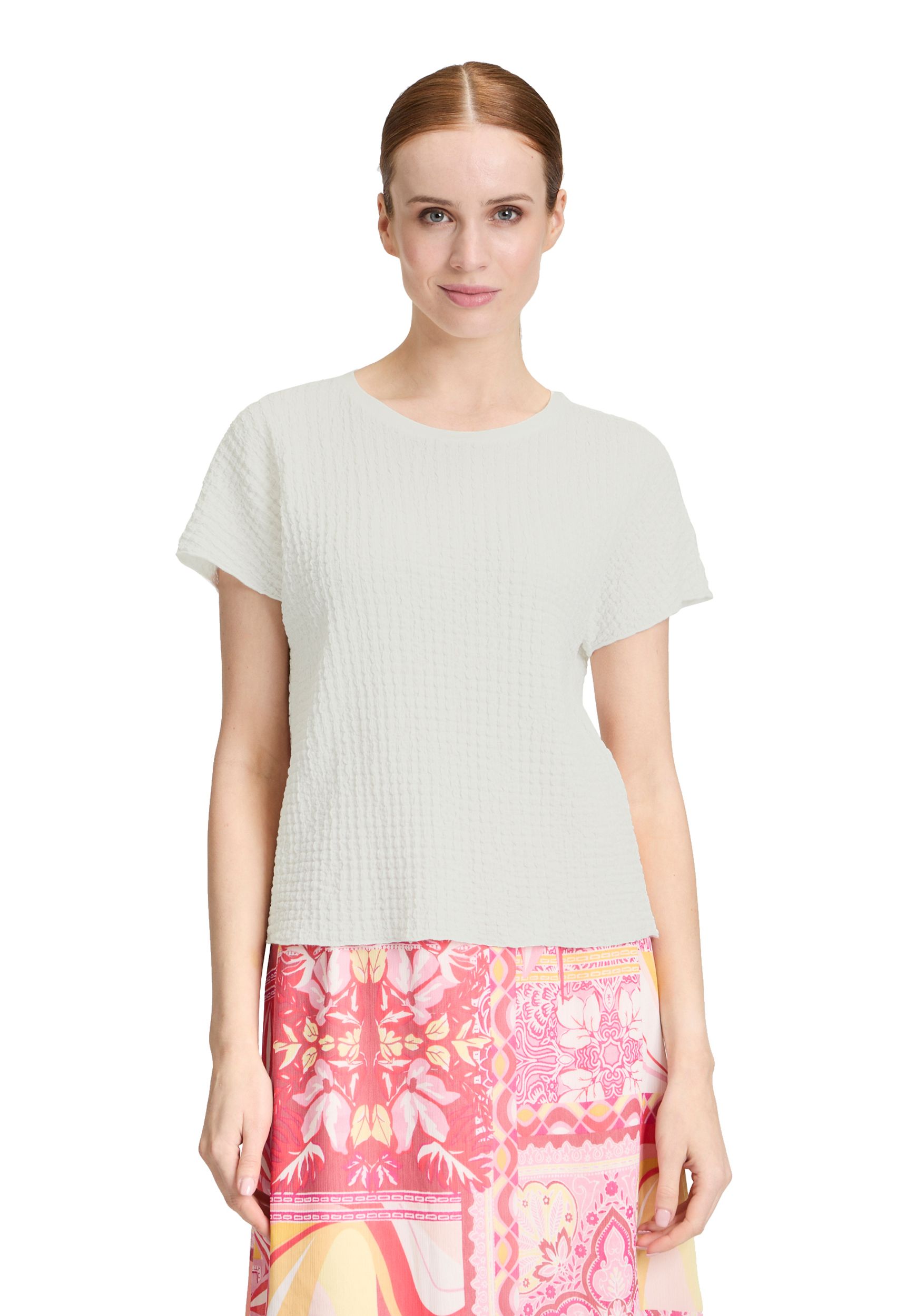 Betty Barclay |  Strukturshirt | 42 | rohweiß