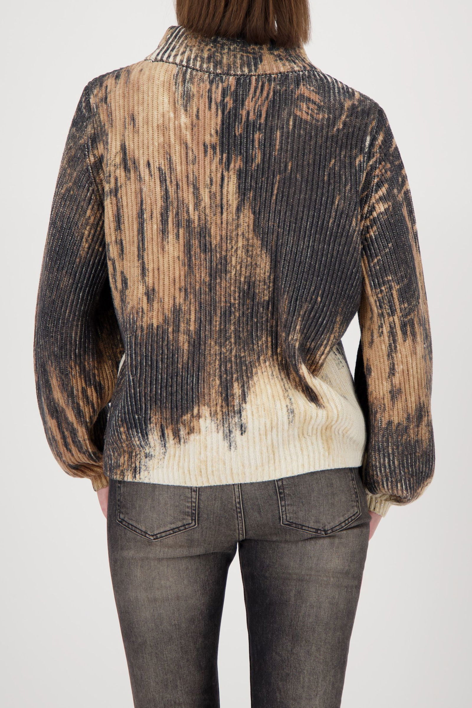 Monari | Pullover, whisky gemustert | 36