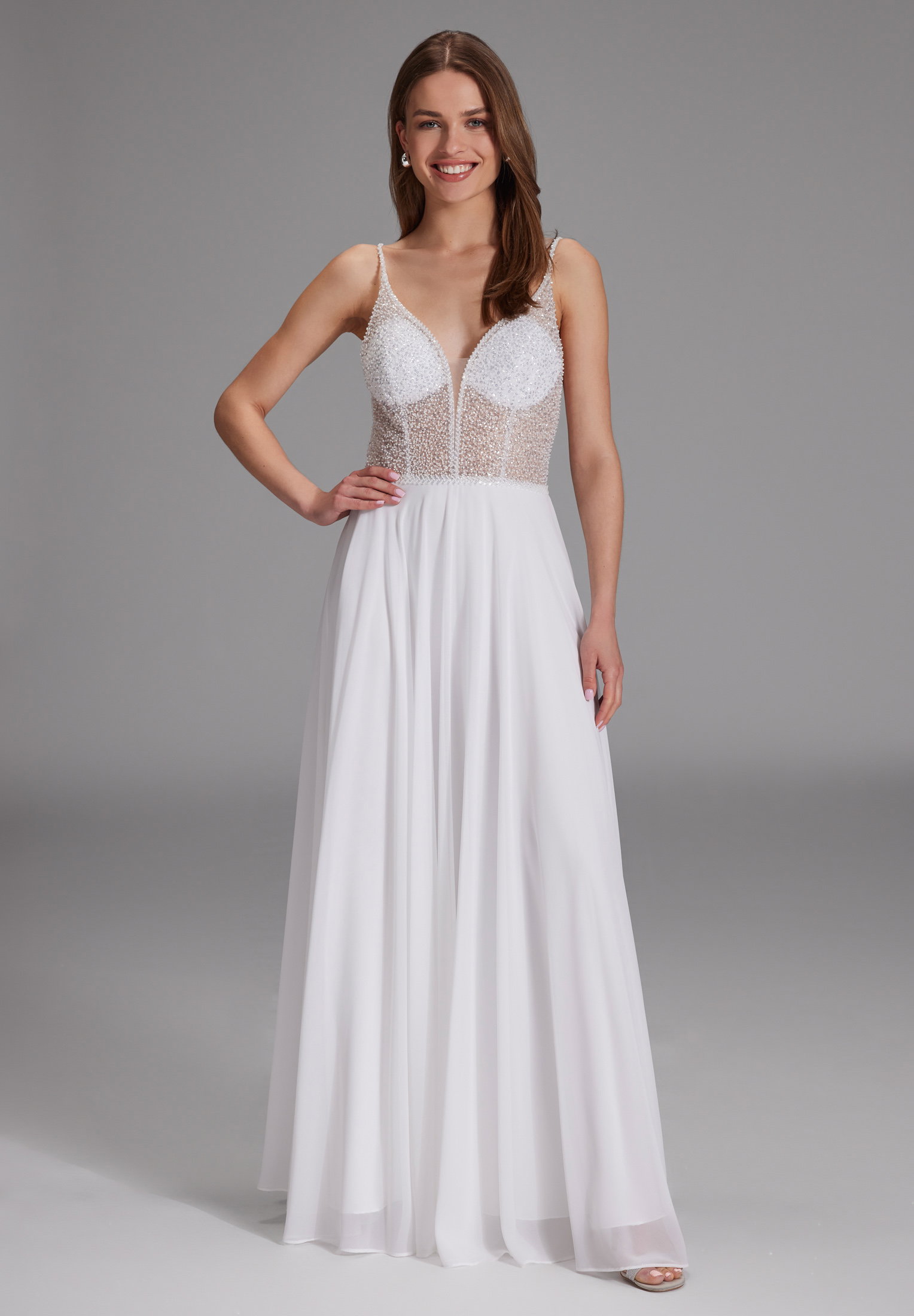 Hey Kyla Abendkleid aus Materialmix #3