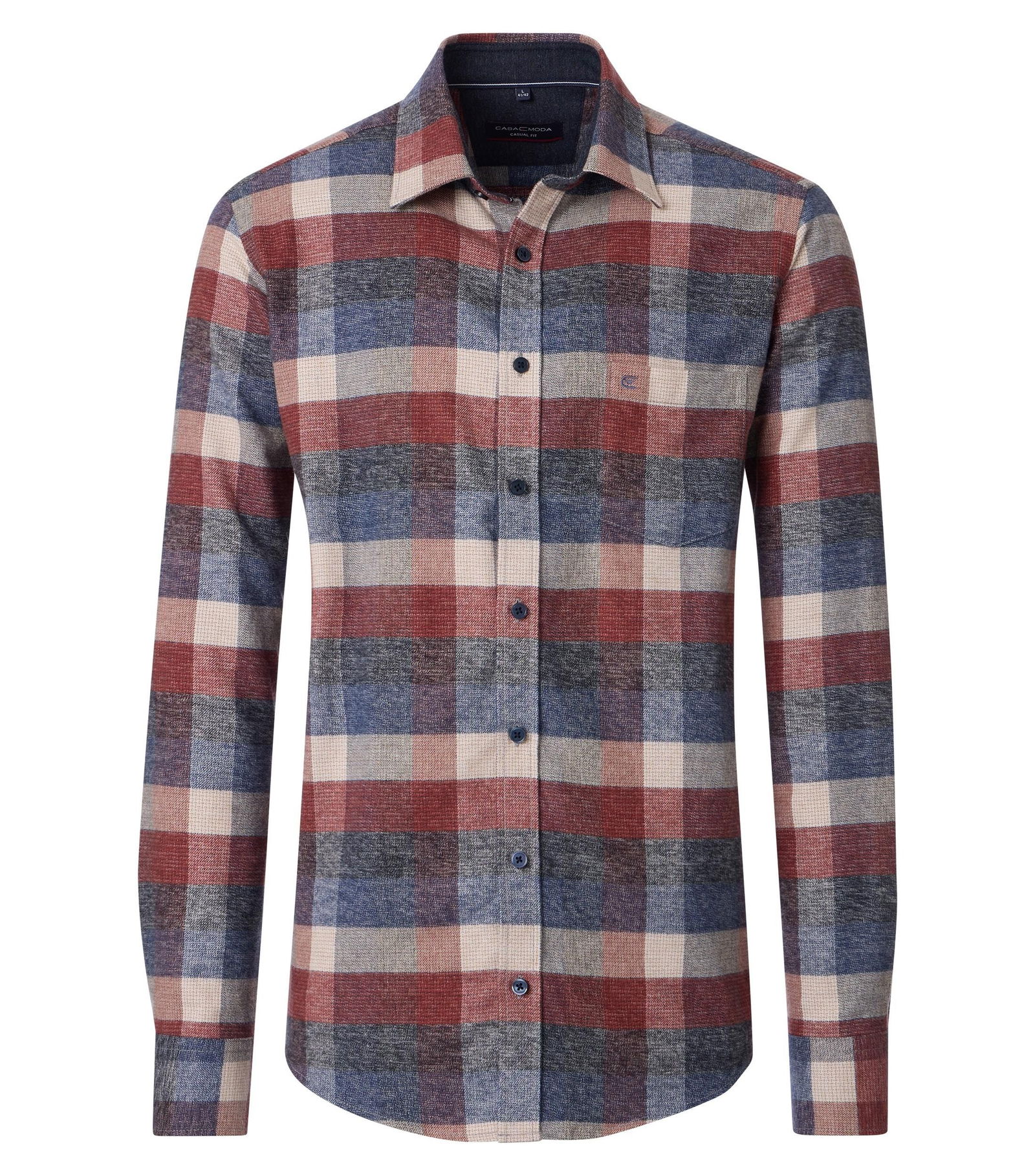 Casa Moda |  Casa Moda Hemd Regular Fit  | XL | blau