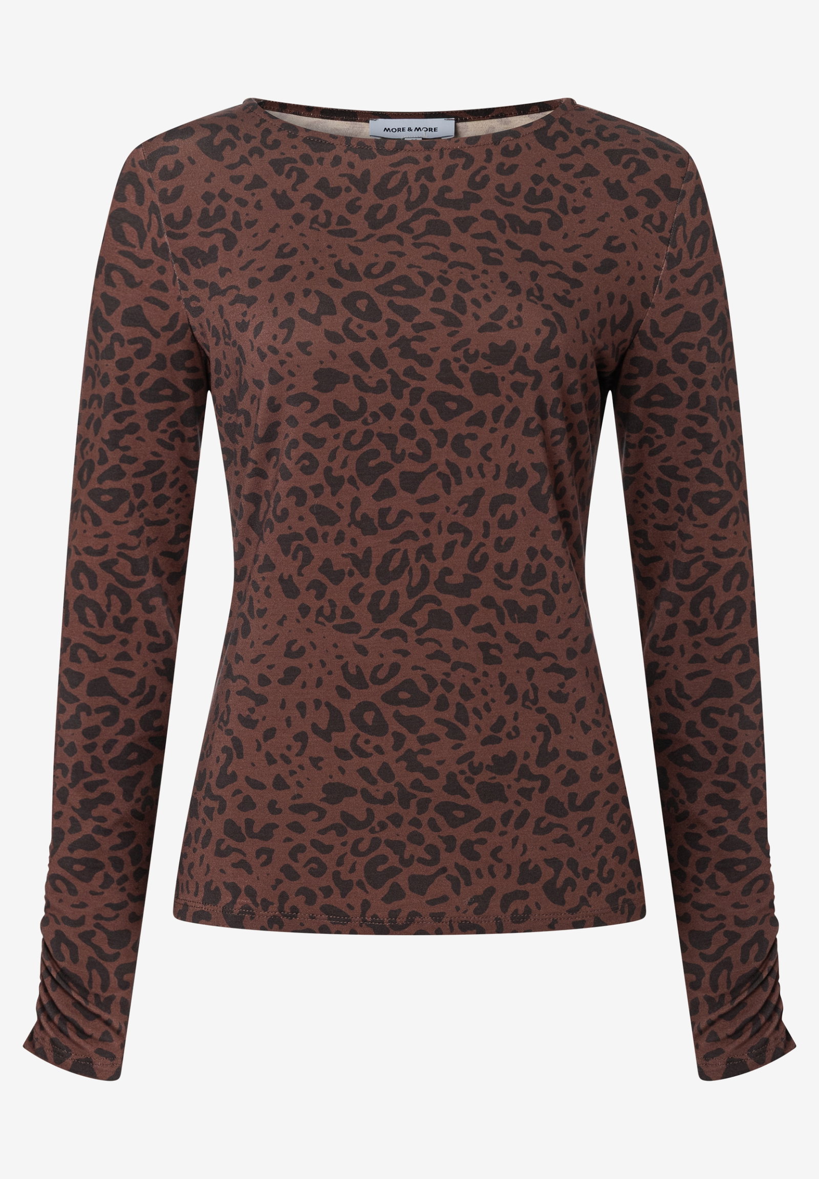 Printed Viscose Longsleeve, twotone leo print #1