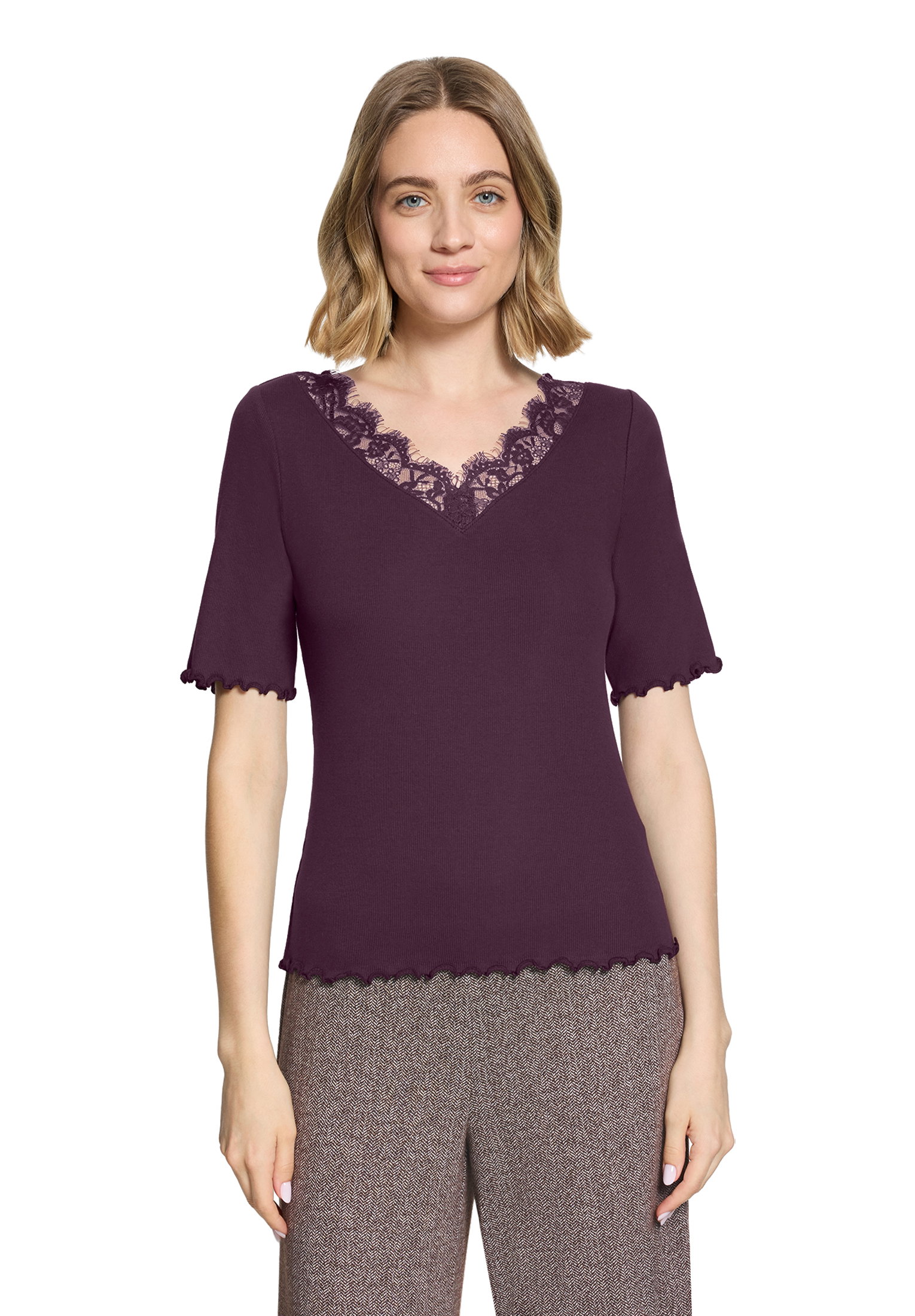 Shirt Kurz 1/2 Arm, Dark Dahlia #3