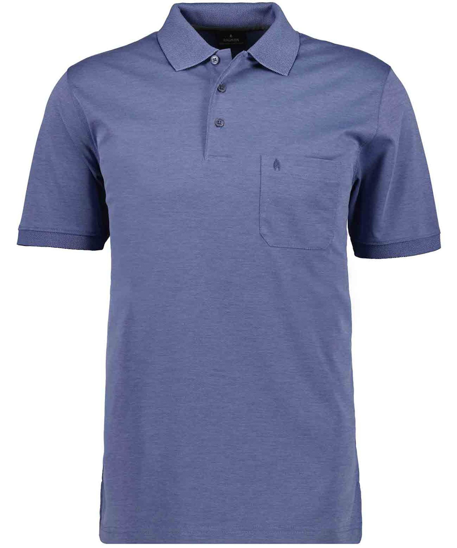 RAGMAN |  RAGMAN Poloshirt  | M | türkisblau