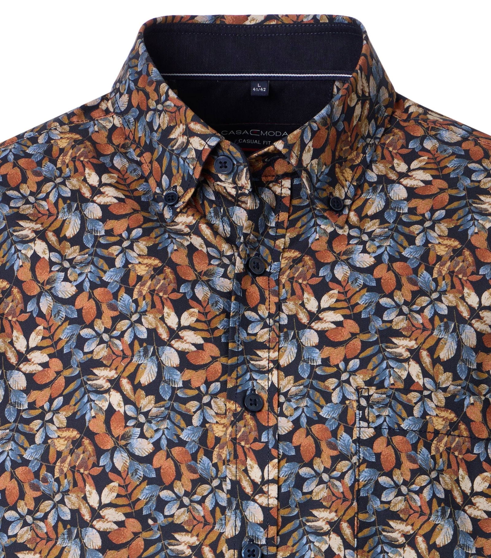 Casa Moda |  Casa Moda Hemd Regular Fit  | L | orange