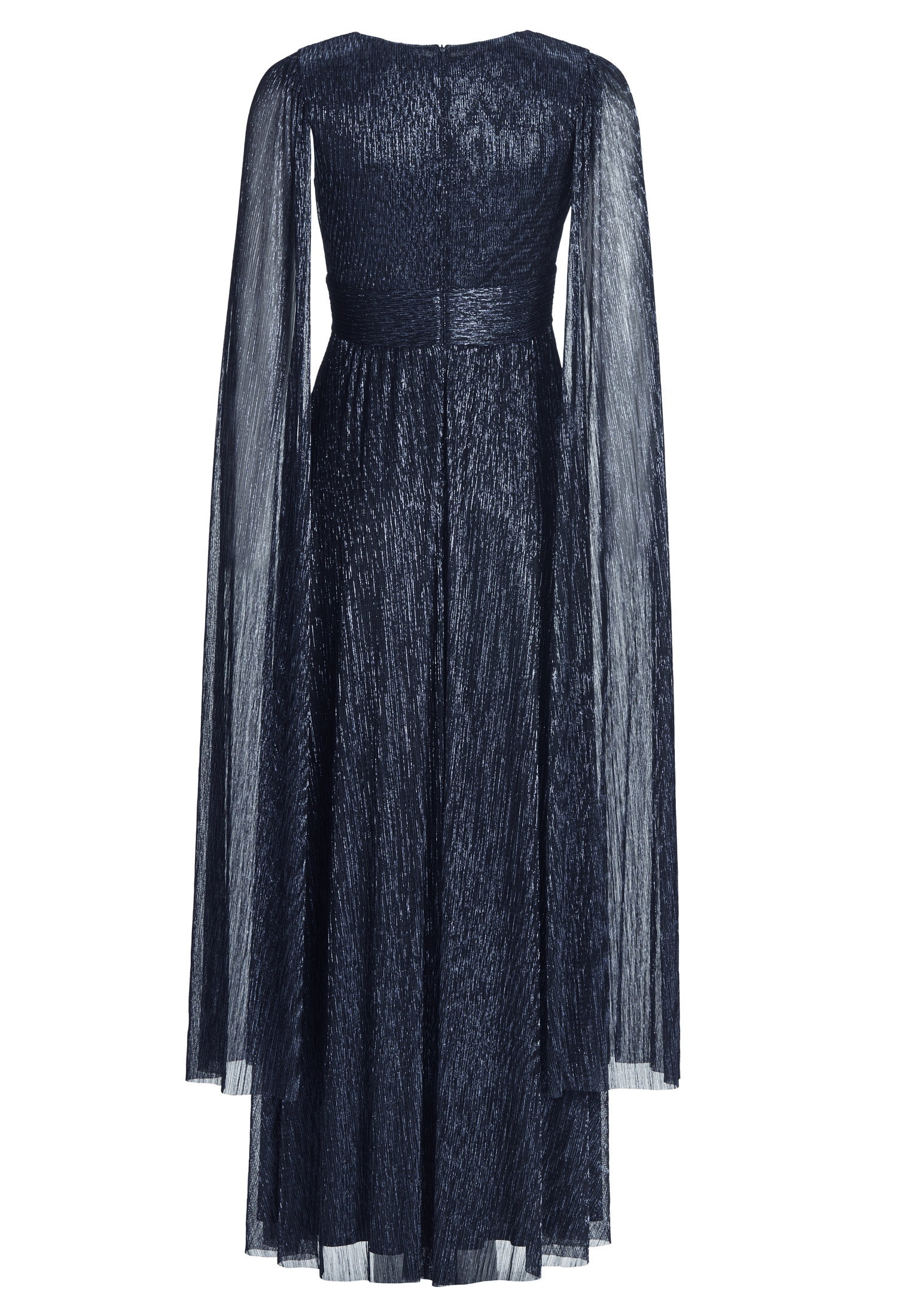 Abendkleid aus Plissee Jersey mit C, navy #7