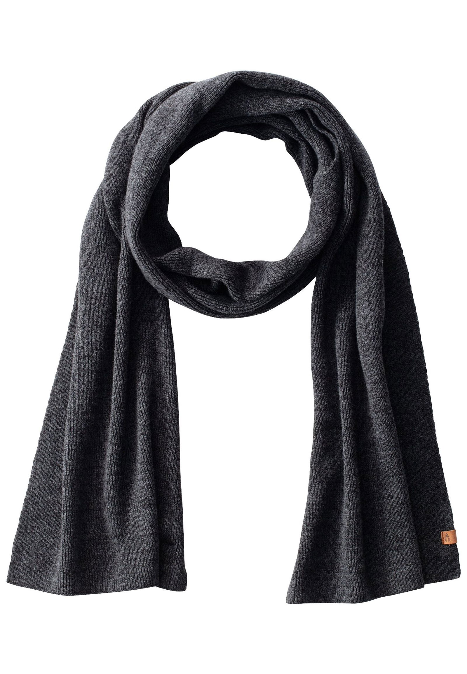 Camel Active |  Camel Active Strickschal aus reiner Baumwolle | OS | asphalt