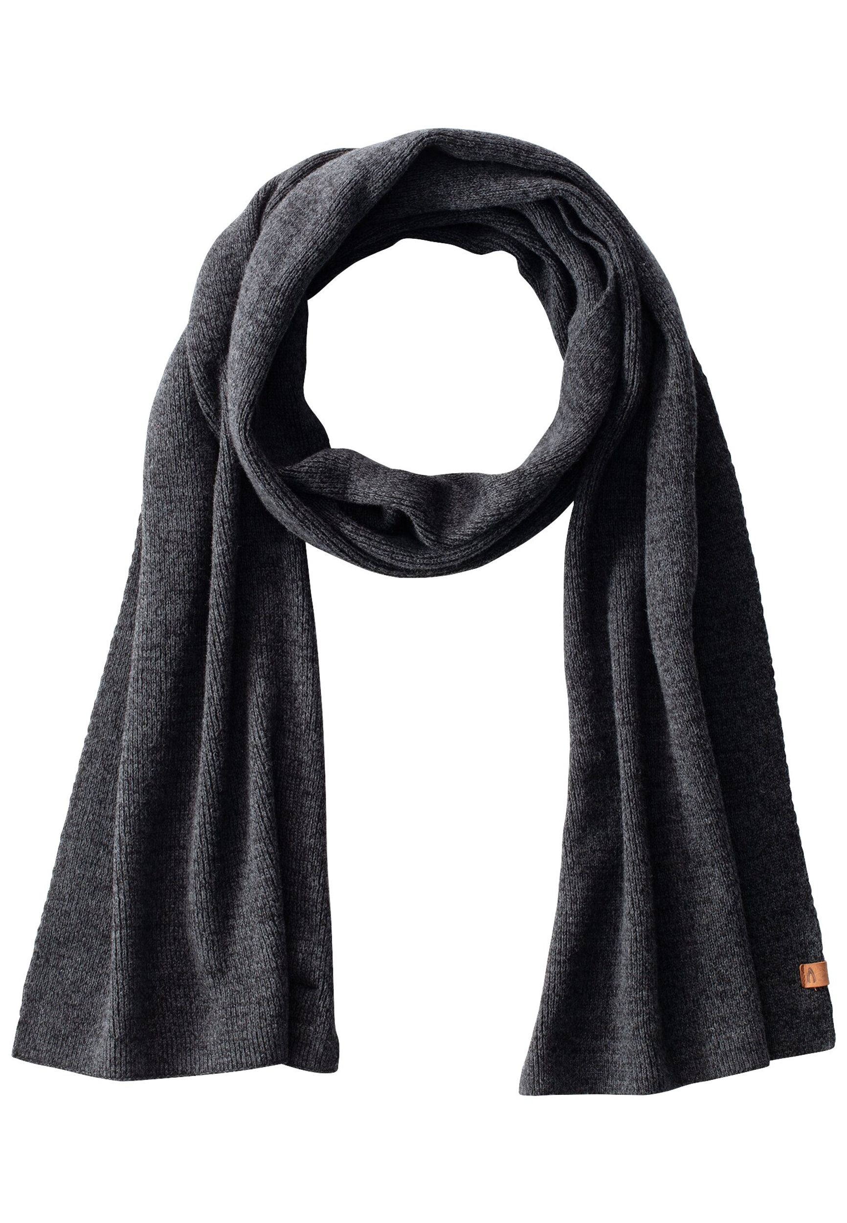 Camel Active |  Camel Active Strickschal aus reiner Baumwolle | OS | asphalt