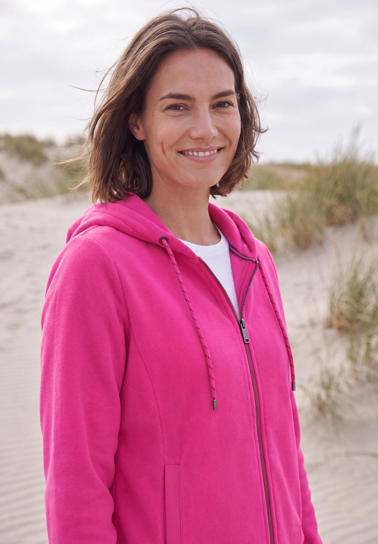 TOS Fleece Hoody Jacket, pink flash #6