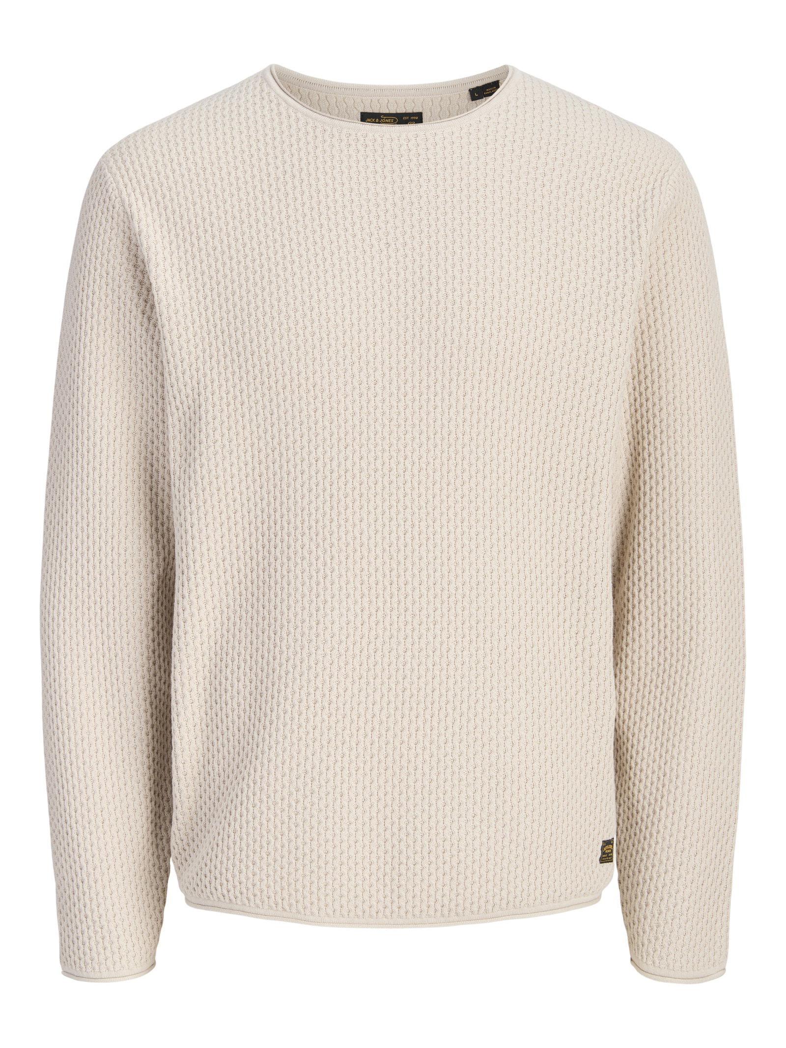 JPRBLUMASON KNIT CREW NECK SN, Silv #1