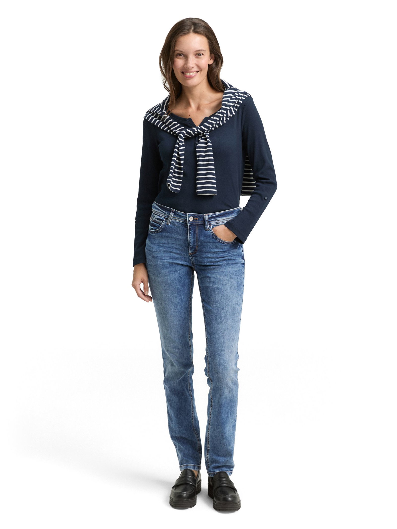 Tom Tailor |  Tom Tailor Straight Leg Jeans  | 32/30 | random bleached  blue denim