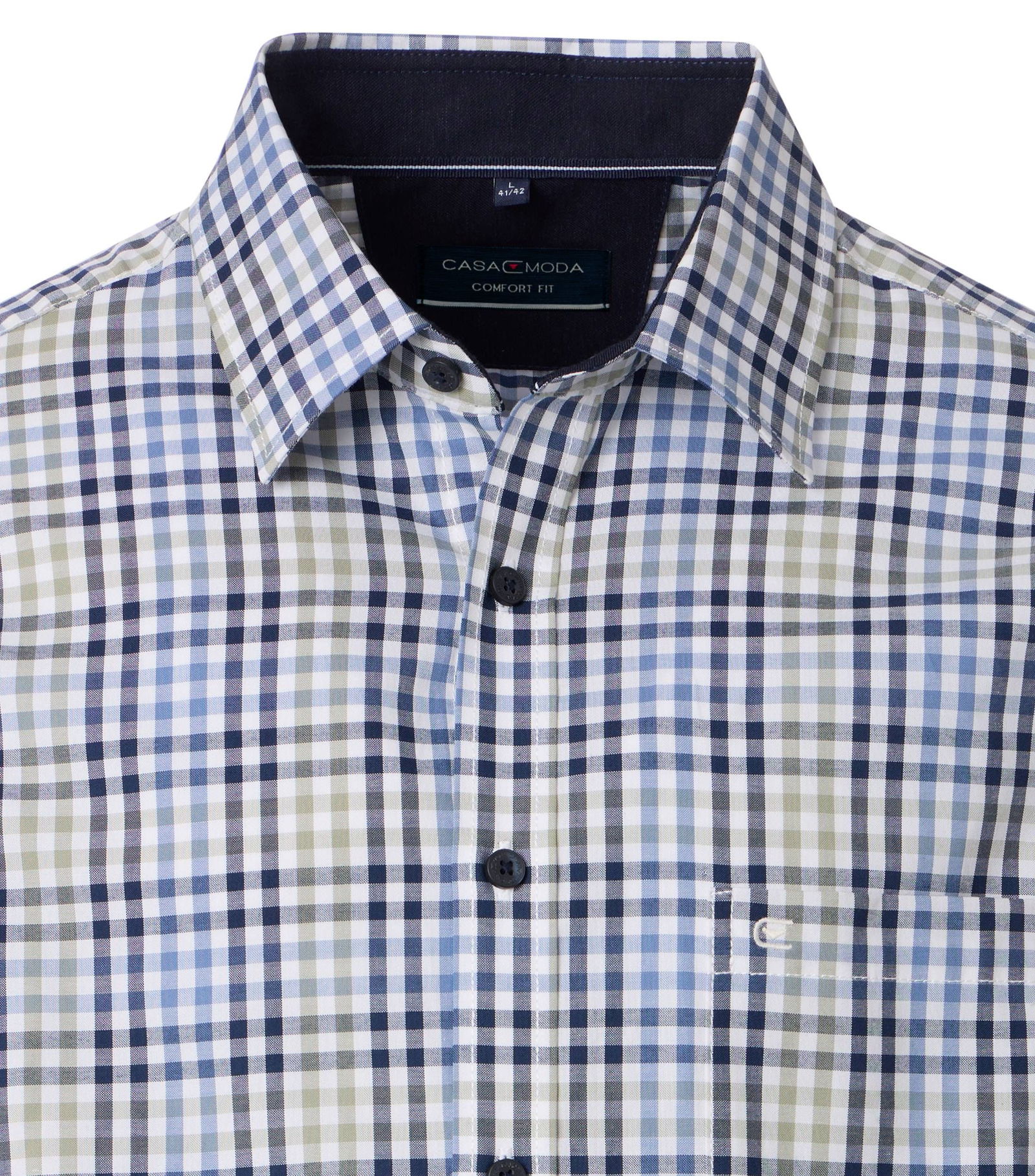 Casa Moda | Casa Moda Hemd Regular Fit | M | blau