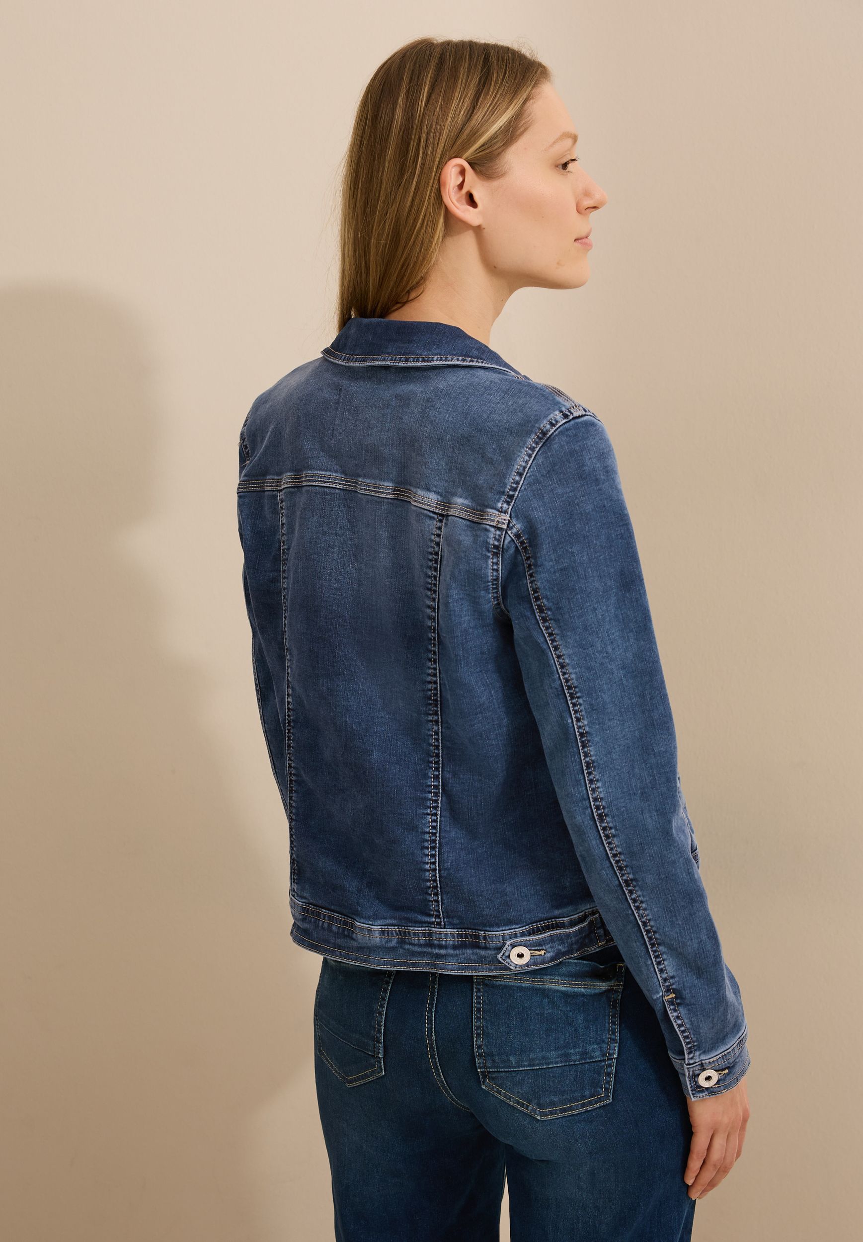 CECIL |  CECIL Jeansjacke  | S | mid blue wash