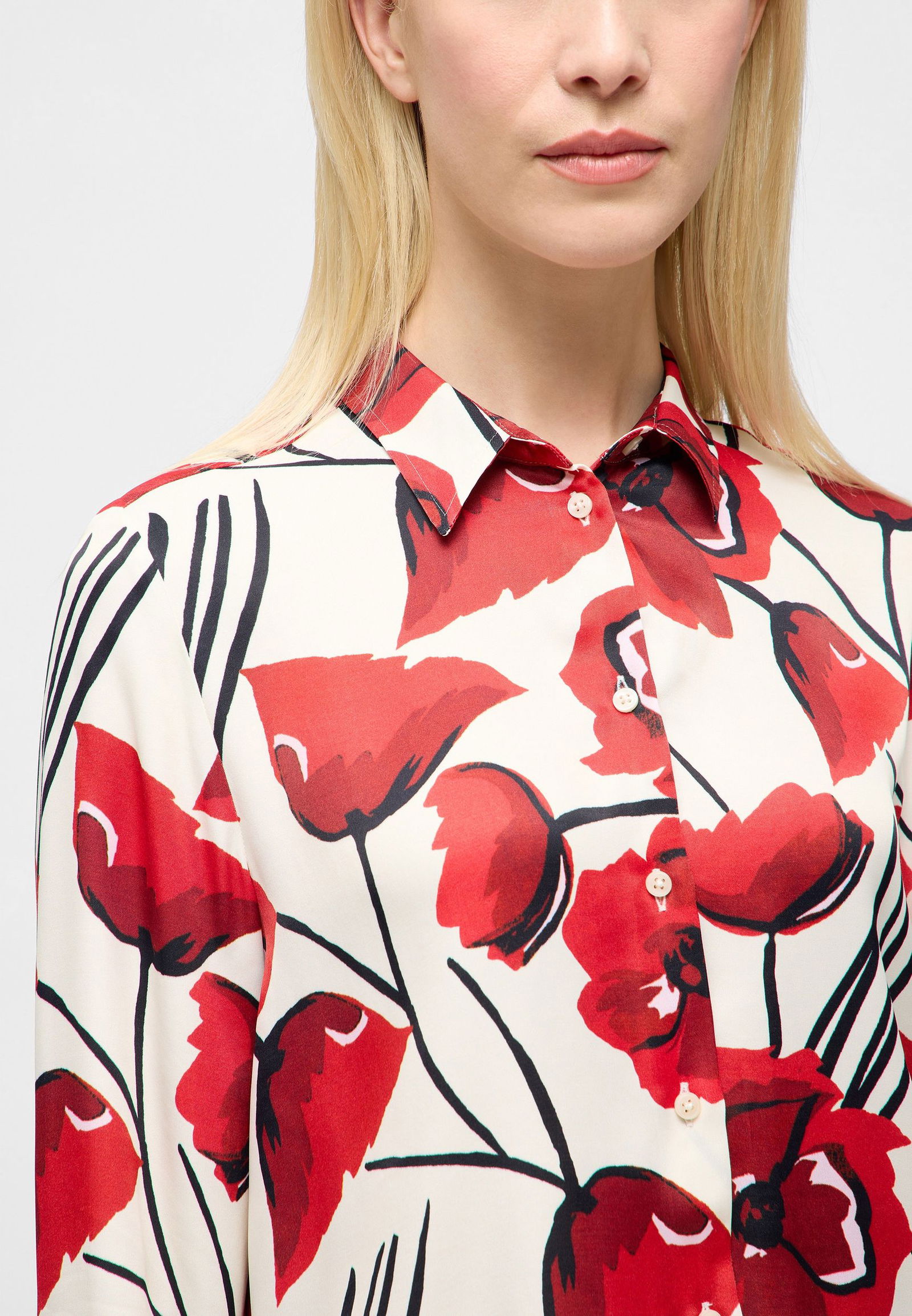 Eterna |  Eterna Druckbluse  | 44