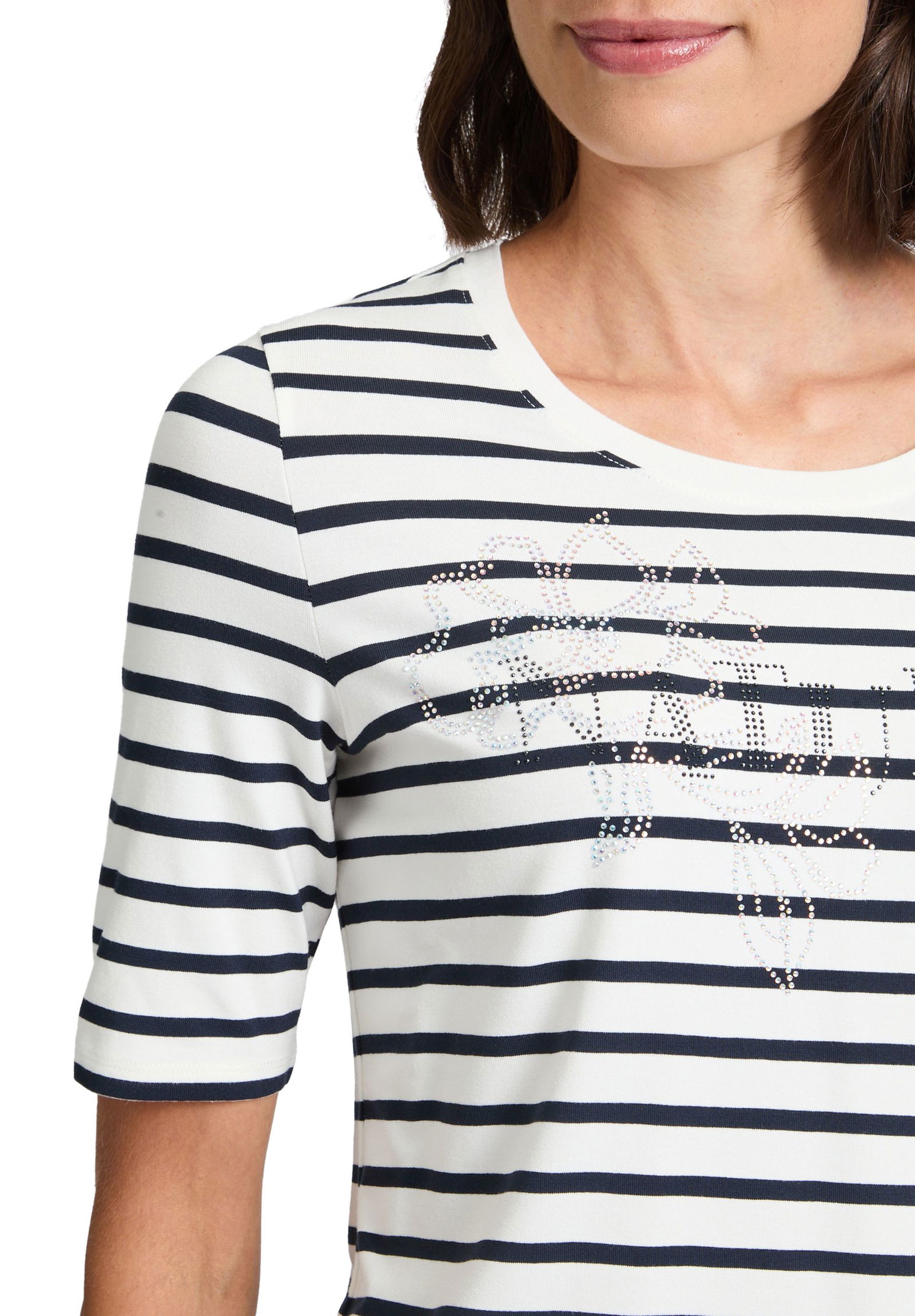 Betty Barclay |  Betty Barclay Shirt  | 48 | weiß/dunkelblau