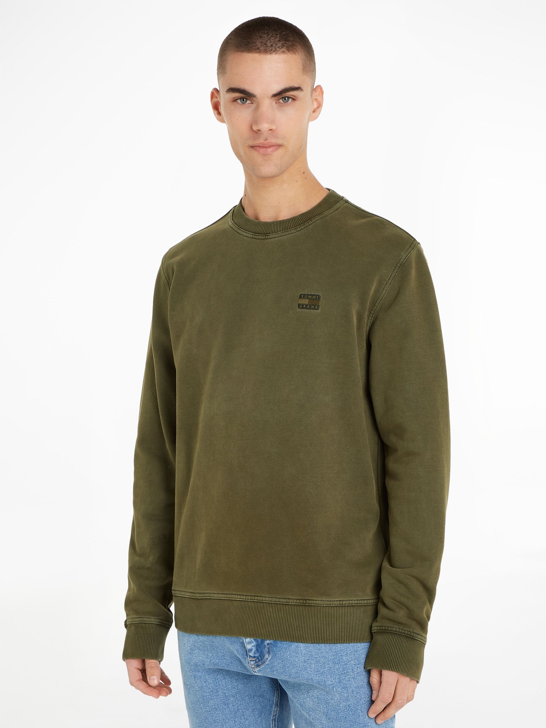 Tommy Jeans |  Tommy Jeans Pullover  | XXL | drab olive green