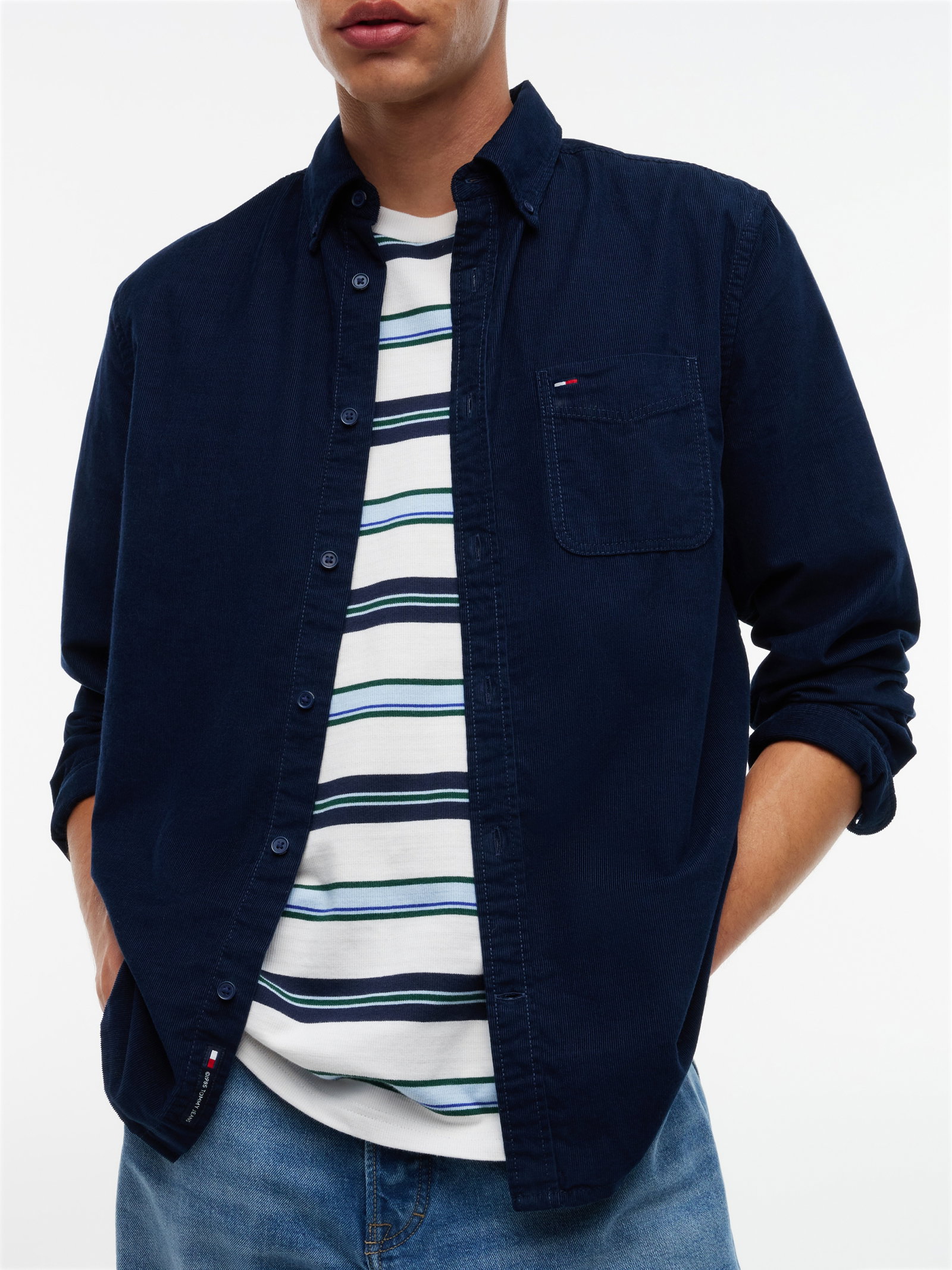 TJM REG BABY CORDUROY SHIRT EXT, BL #3
