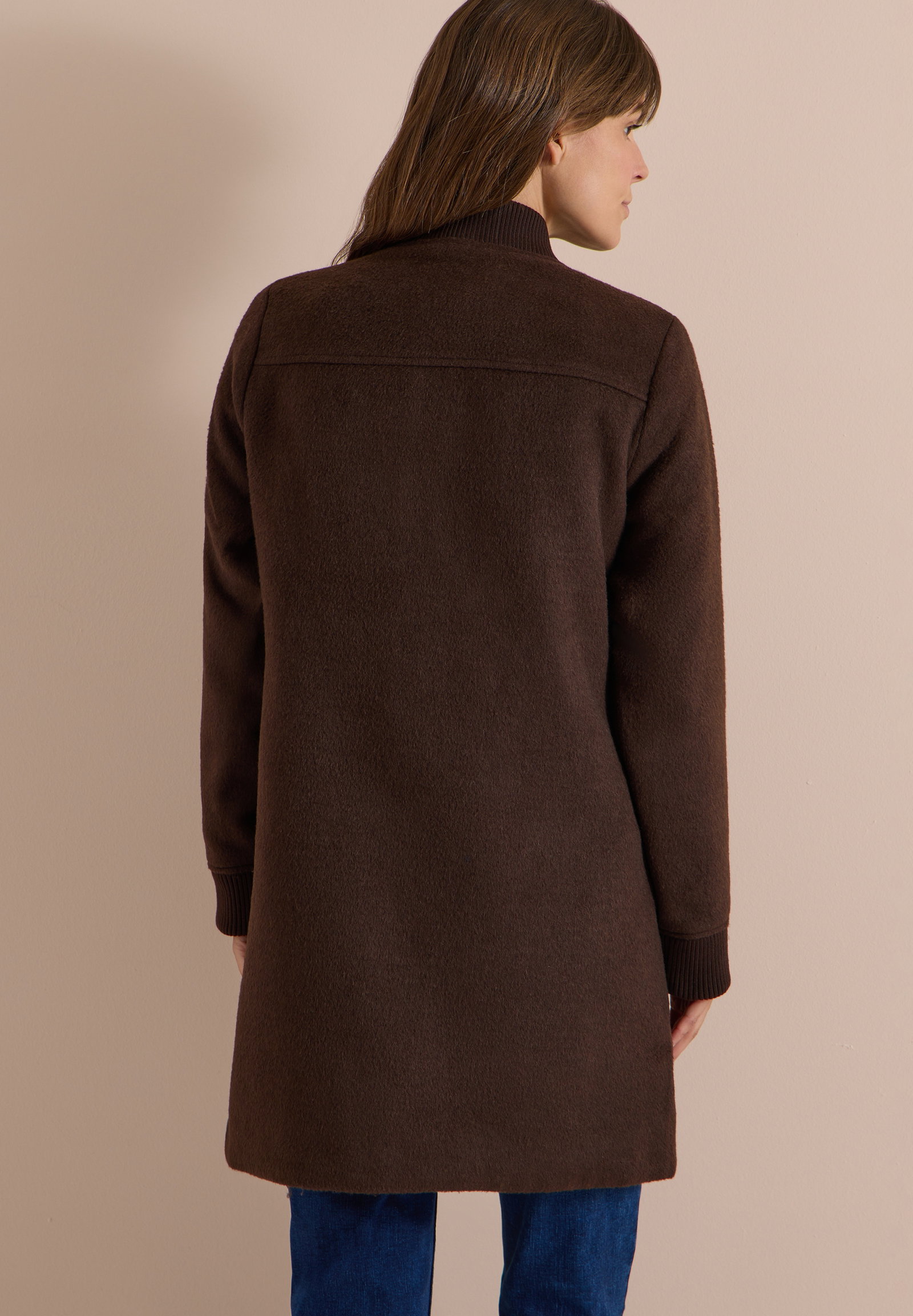 Wool Blouson, chocolate sauce brown #4