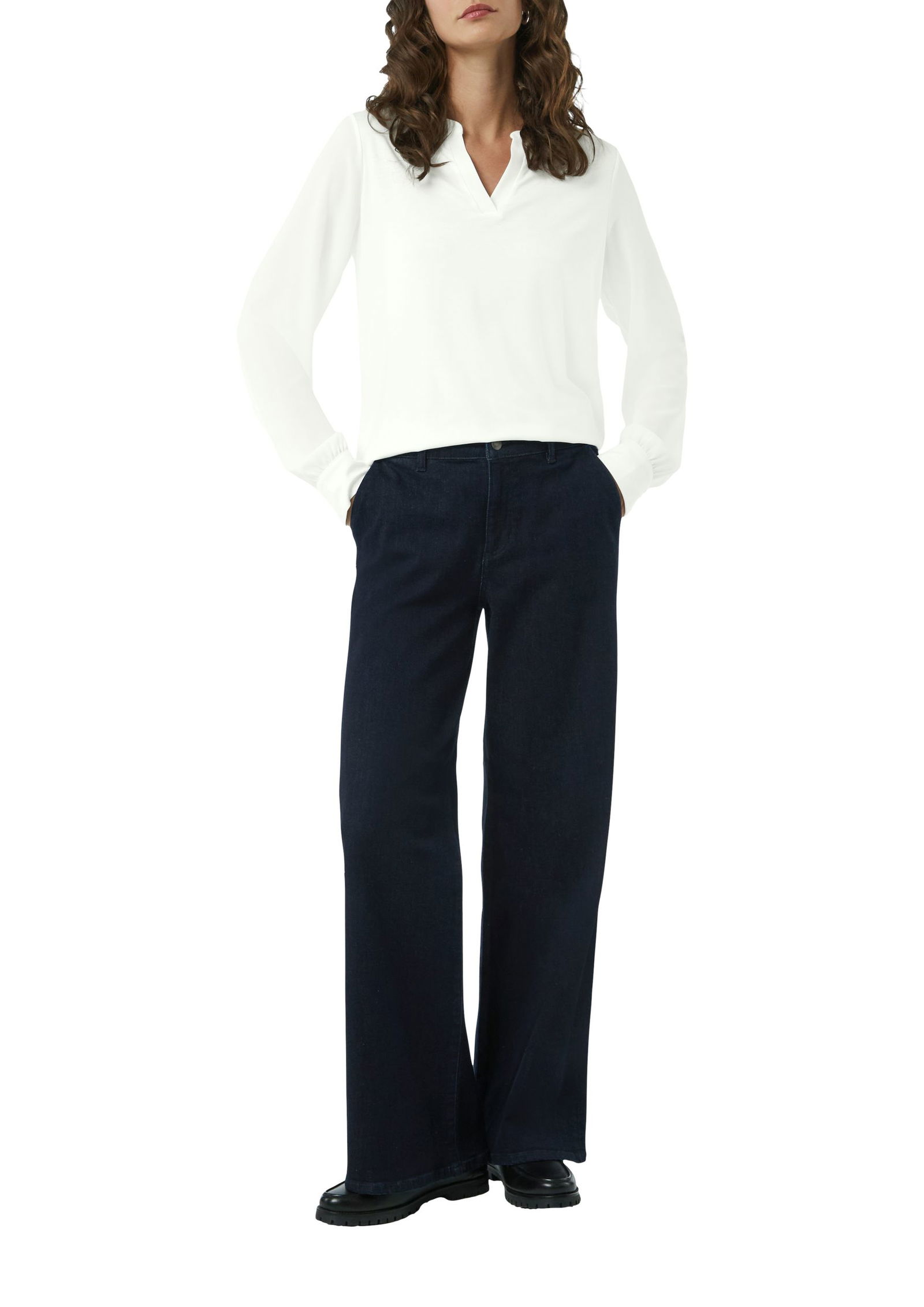 ff055147a5269bfab3de6b92e004ddae Comma |  Comma Shirt  | 44 | weiß