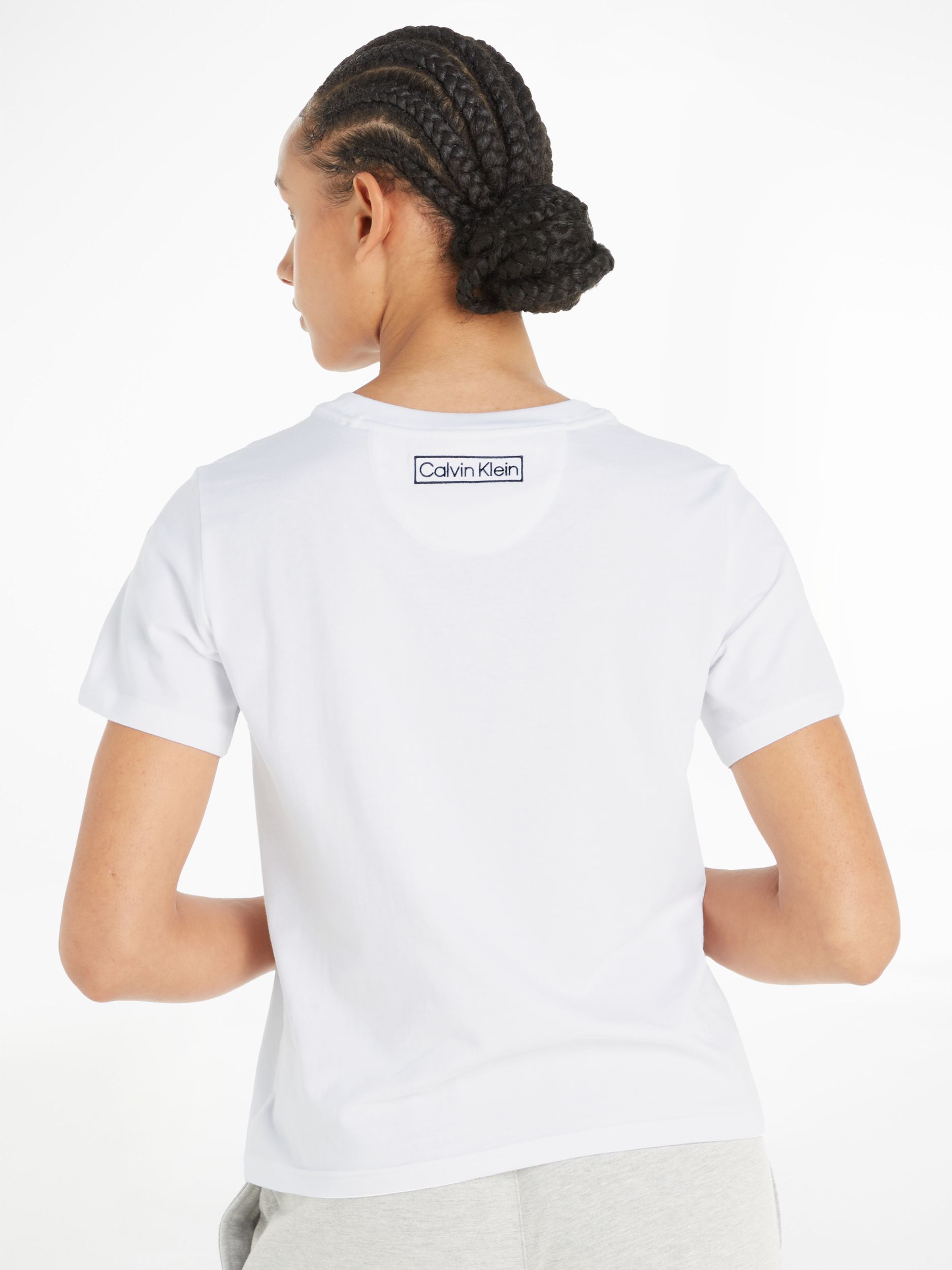 Calvin Klein |  S/S CREW NECK | L | white