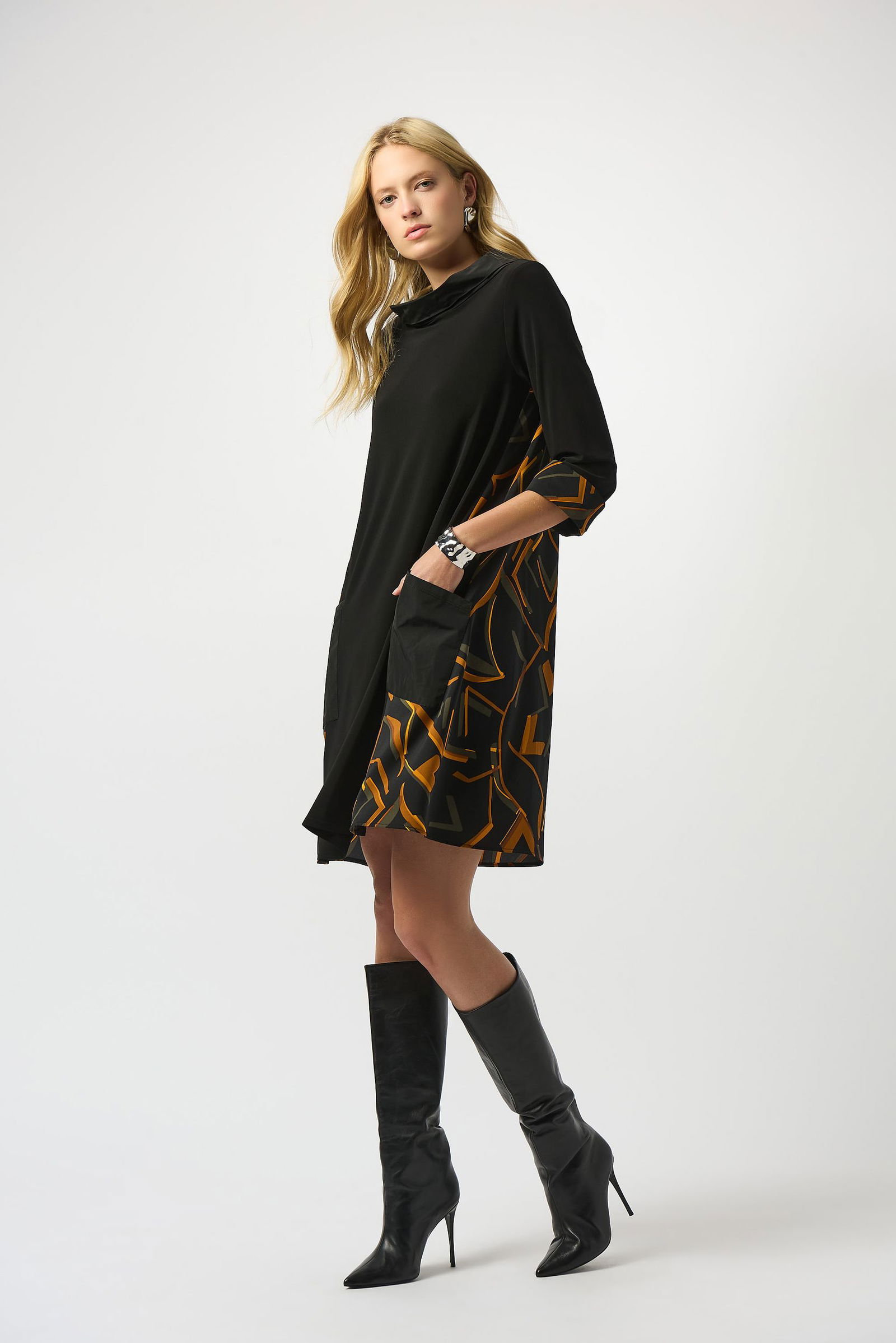 Joseph Ribkoff | Joseph Ribkoff Kurzes Kleid | 48 | schwarz/multi