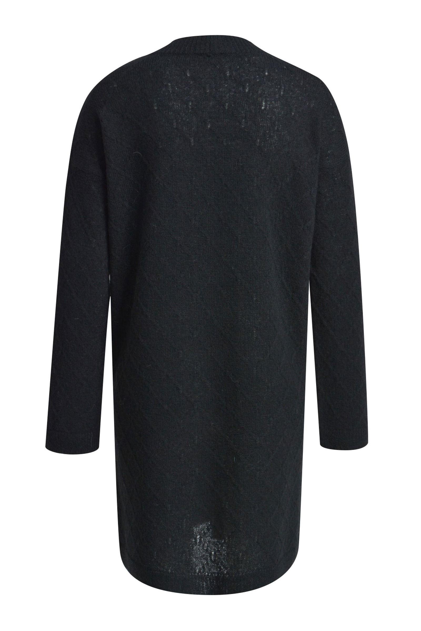  | long open cardigan 1/1 sleeve | M | black