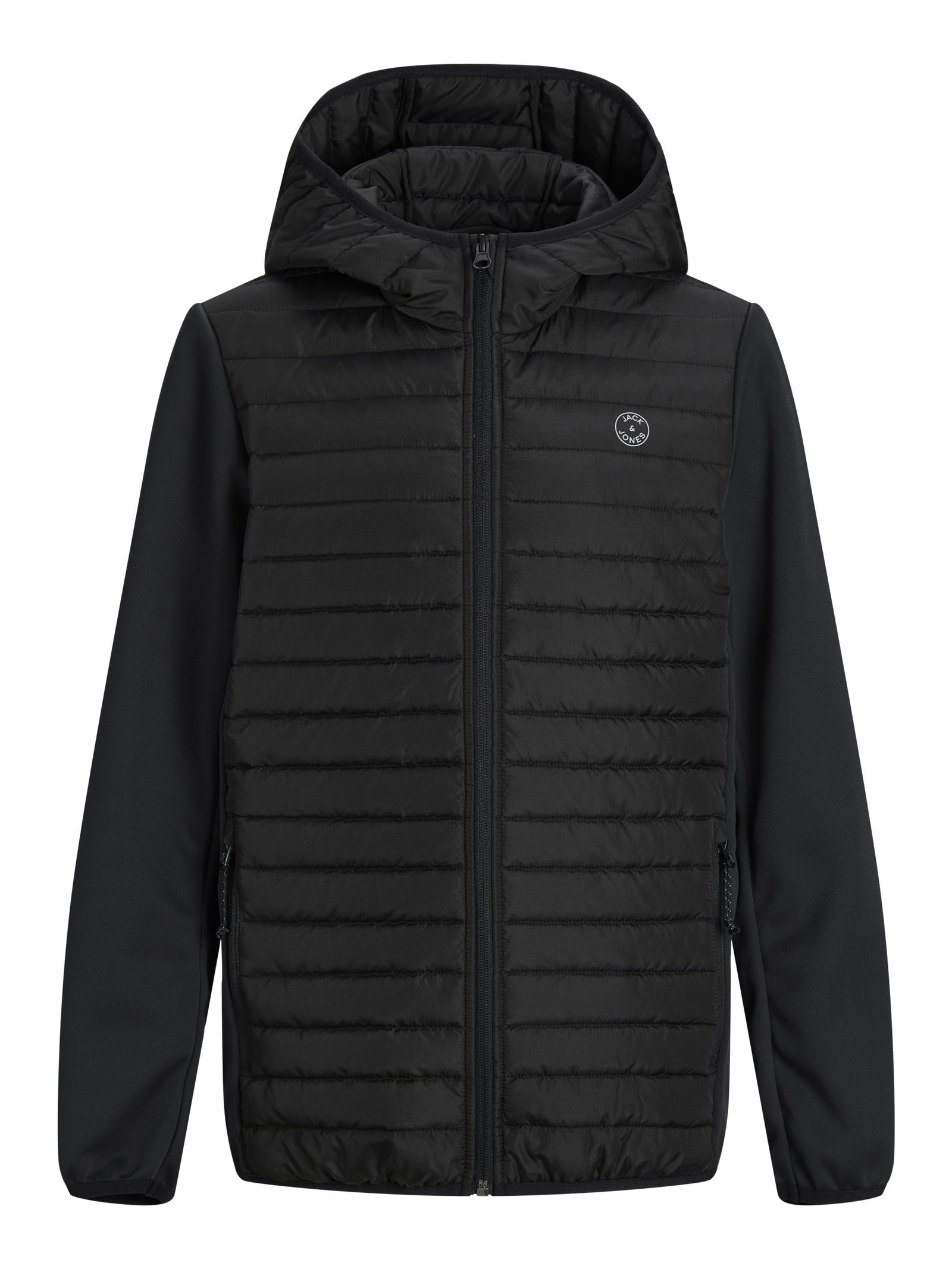 JJEMULTI QUILTED JACKET NOOS JNR, Black/SET-IN SLEEVES #1