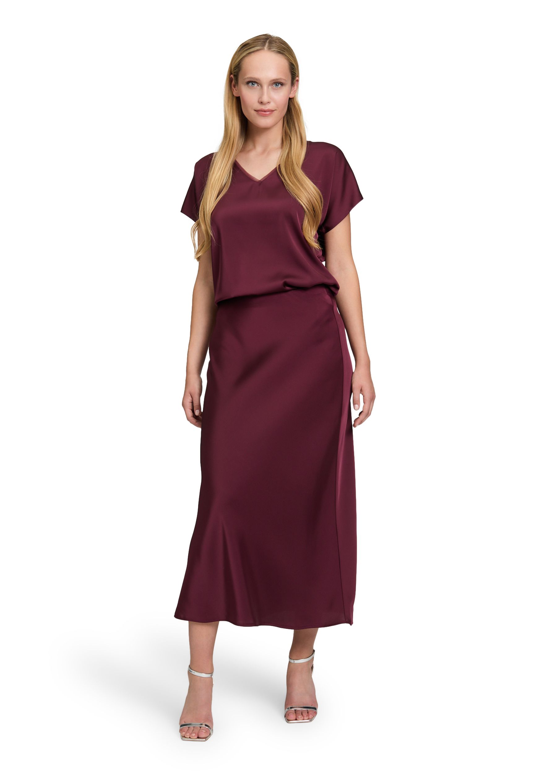 V by Vera Mont |  Satin-Bluse | 40 | peony blush