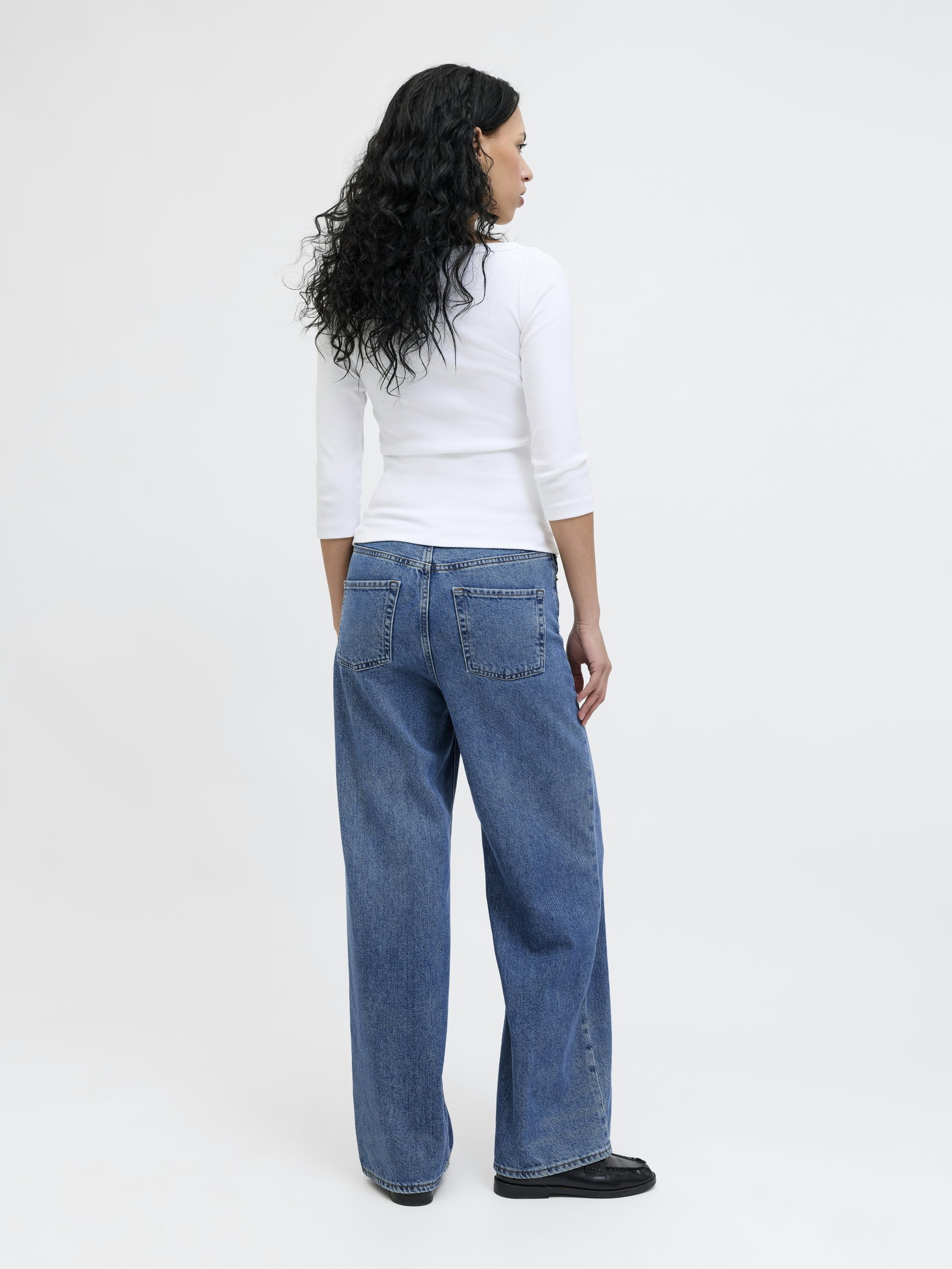 JXTOKYO WIDE HW MR6002 NOOS, Medium Blue Denim #6