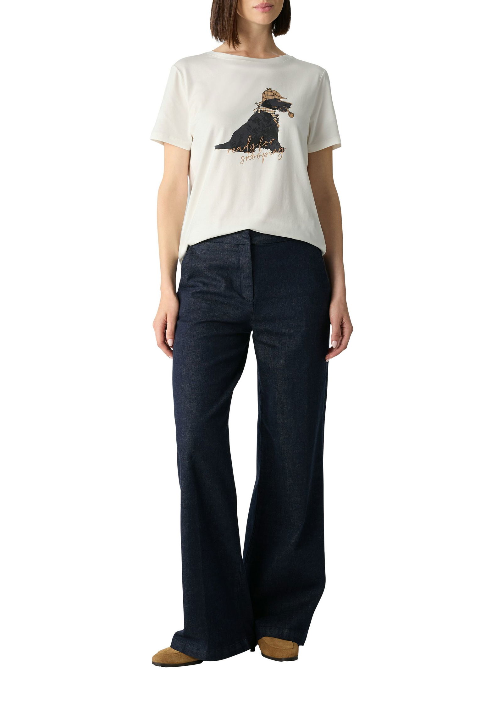 Comma | T-Shirt | 40 | weiß