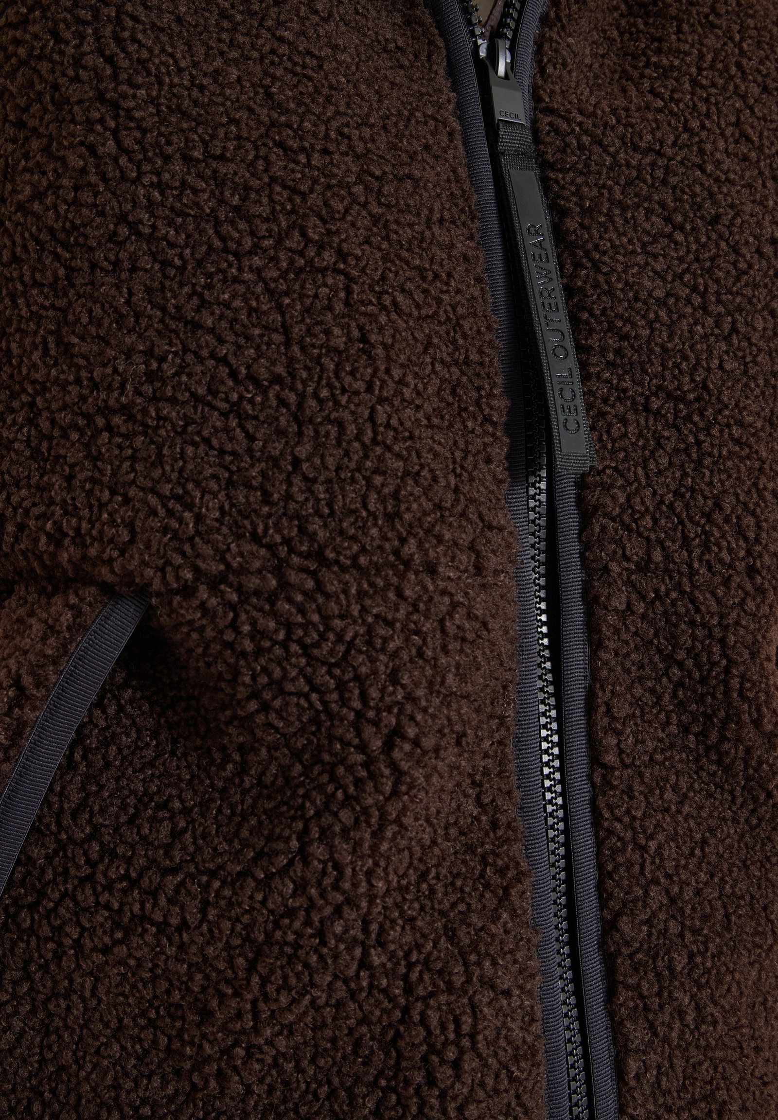 Teddy vest, chocolate sauce brown #7