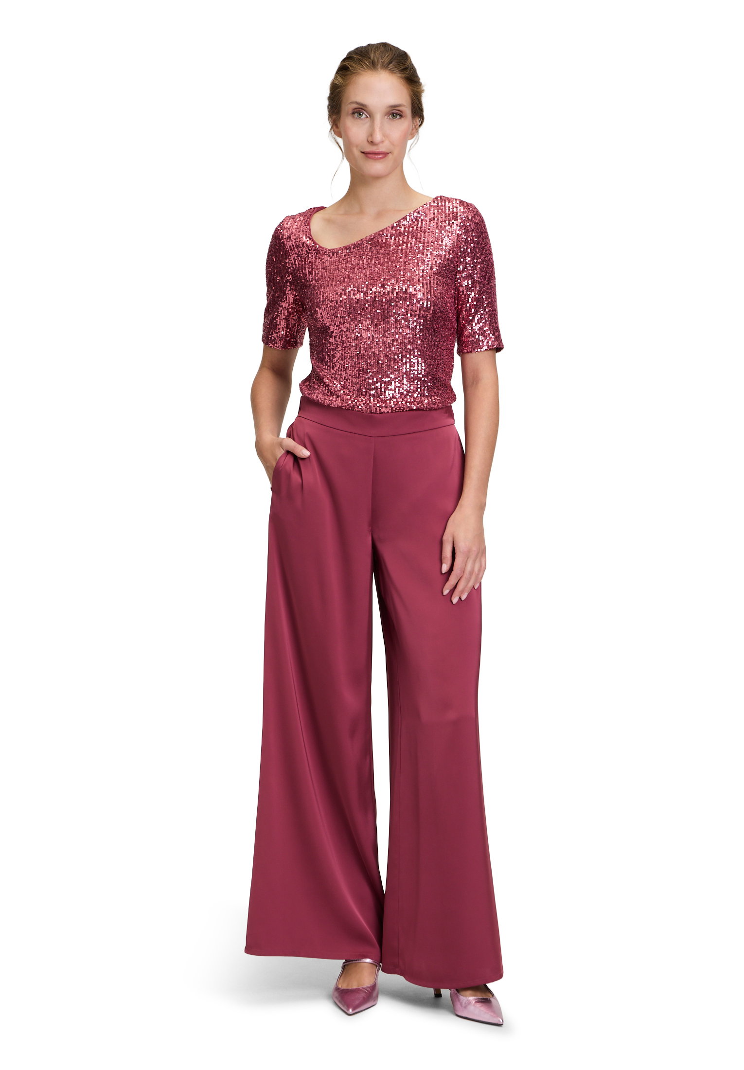 V by Vera Mont Pailletten-Top #5