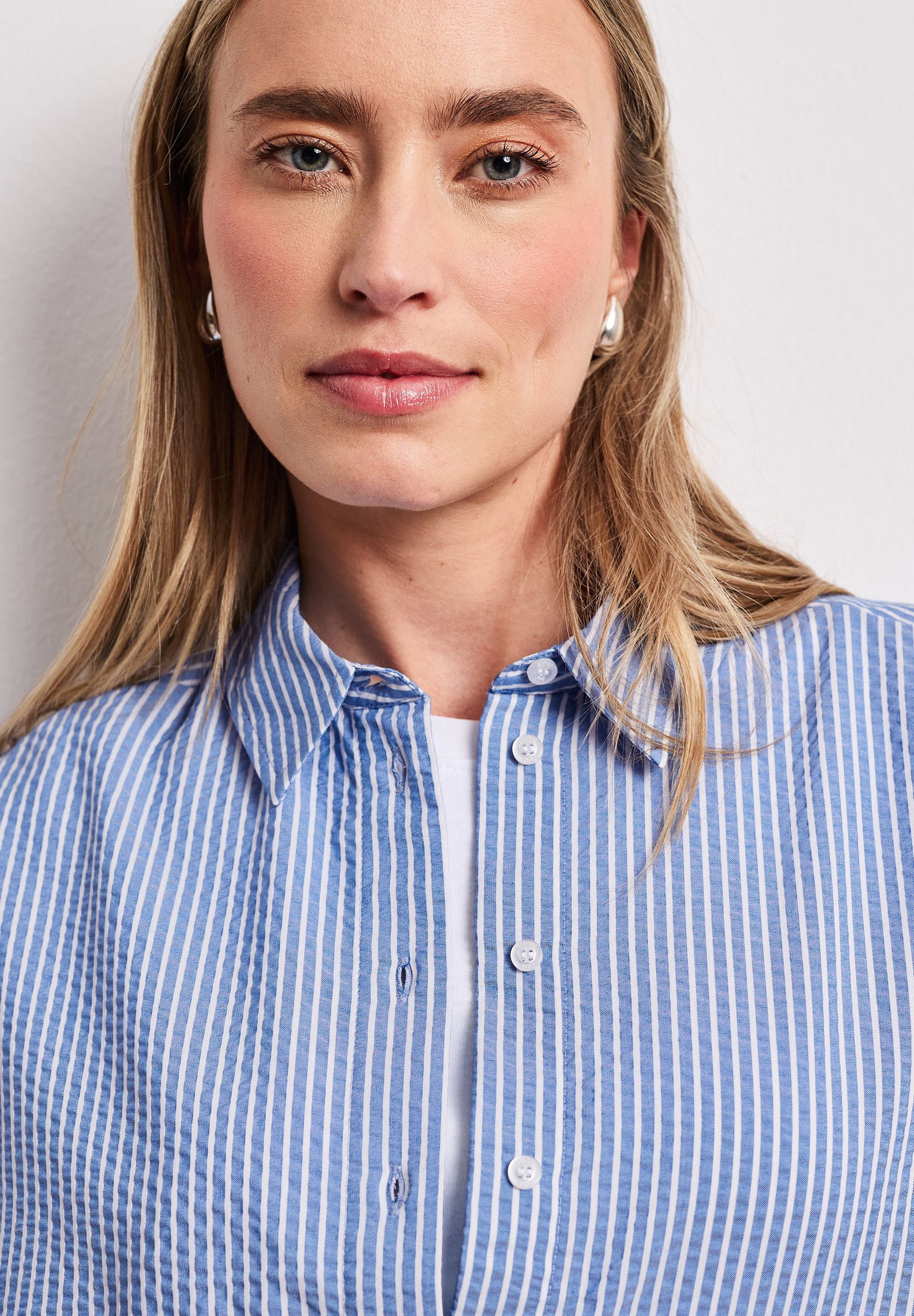 Street One |  Street One Hemdbluse  | 44 | original blue