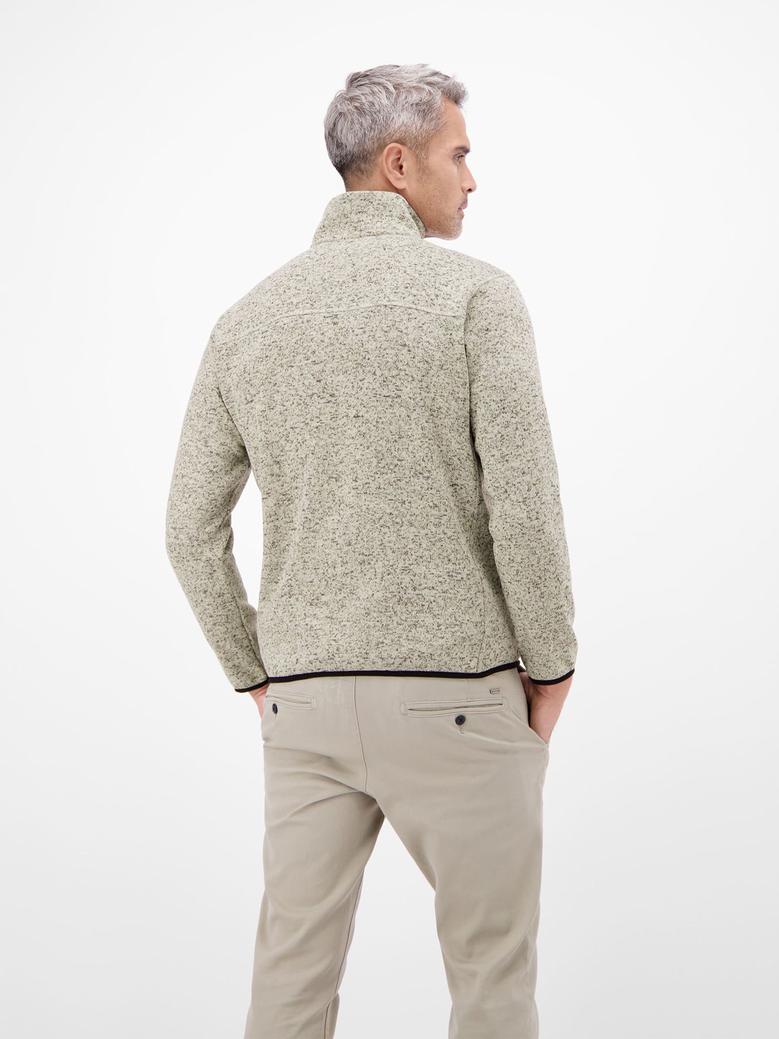 |  SWEATJACKE, FOAM WHITE | M | 2465_108