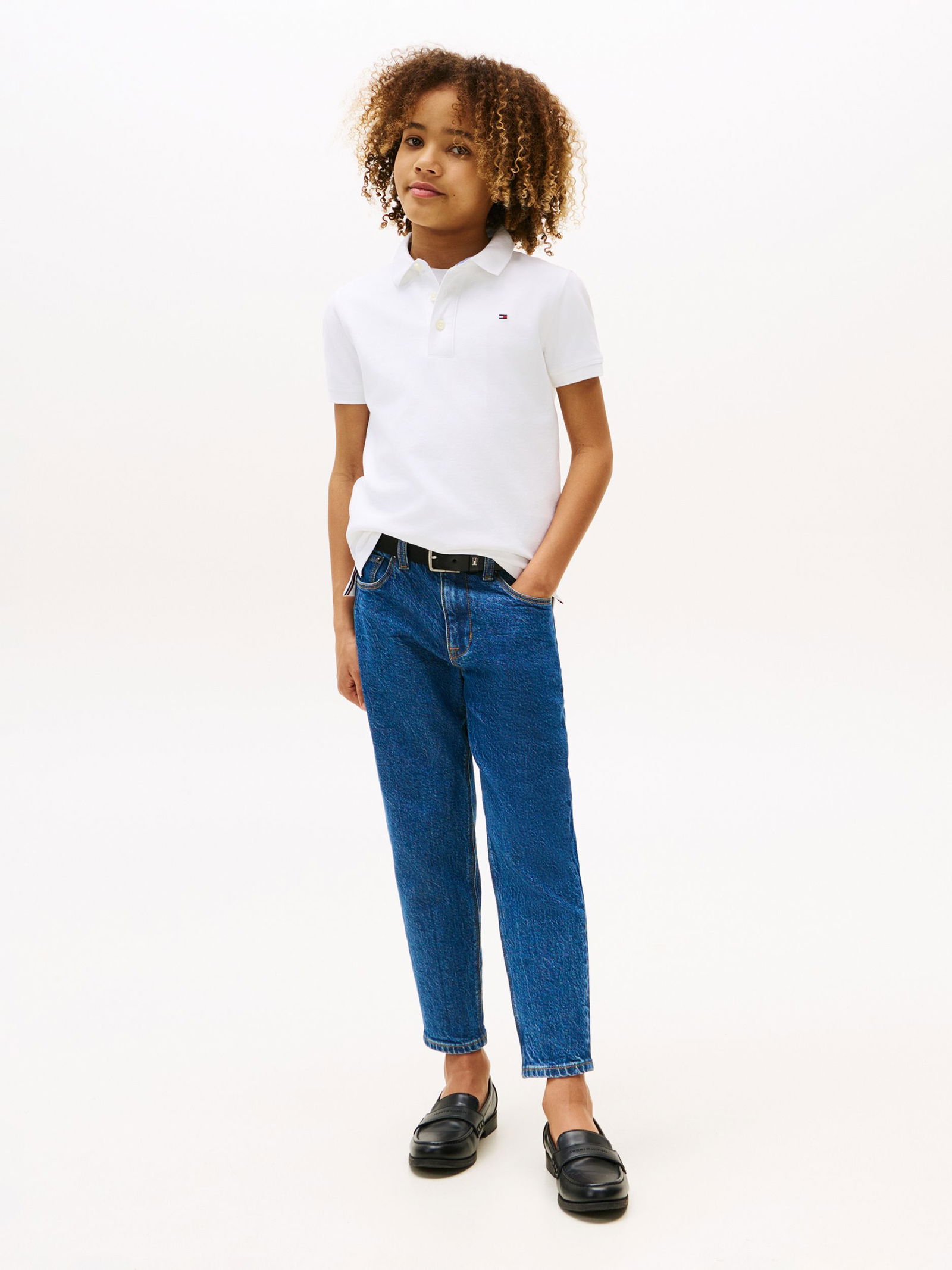 Tommy Hilfiger |  BOYS TOMMY POLO S/S | 152 | WHITE