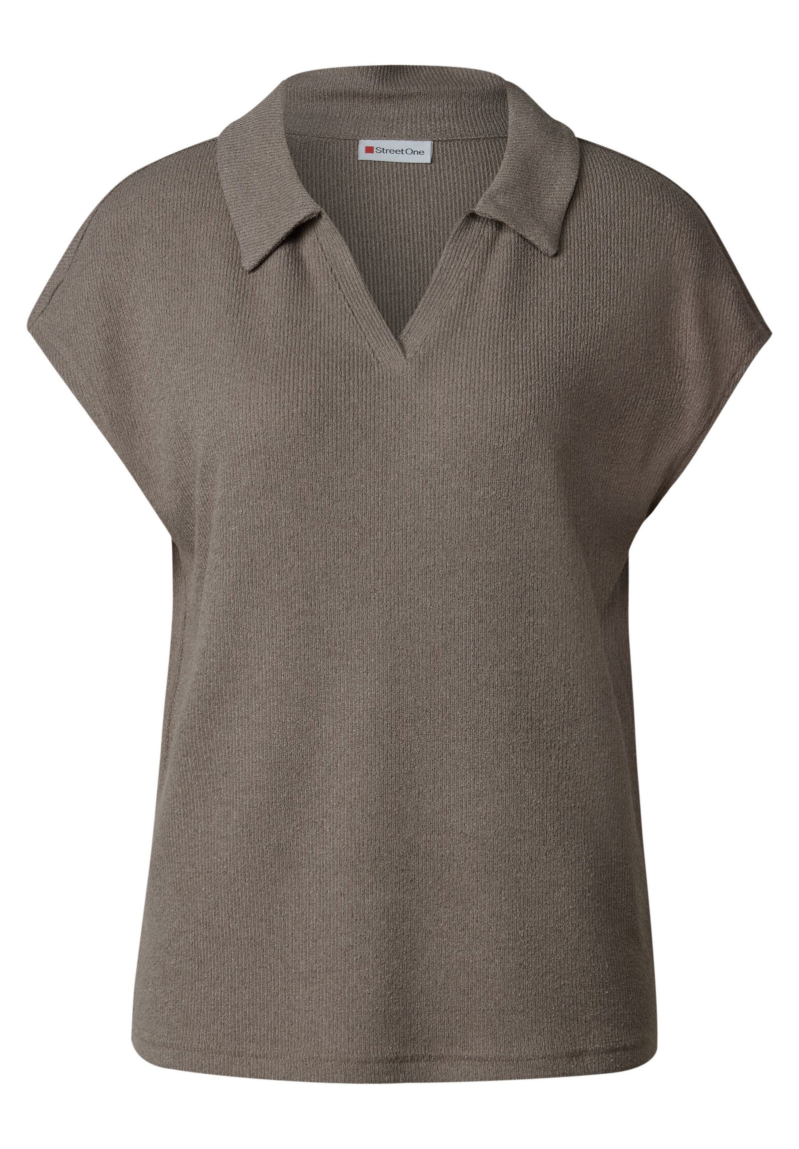  |  Strick-Look Poloshirt | 38