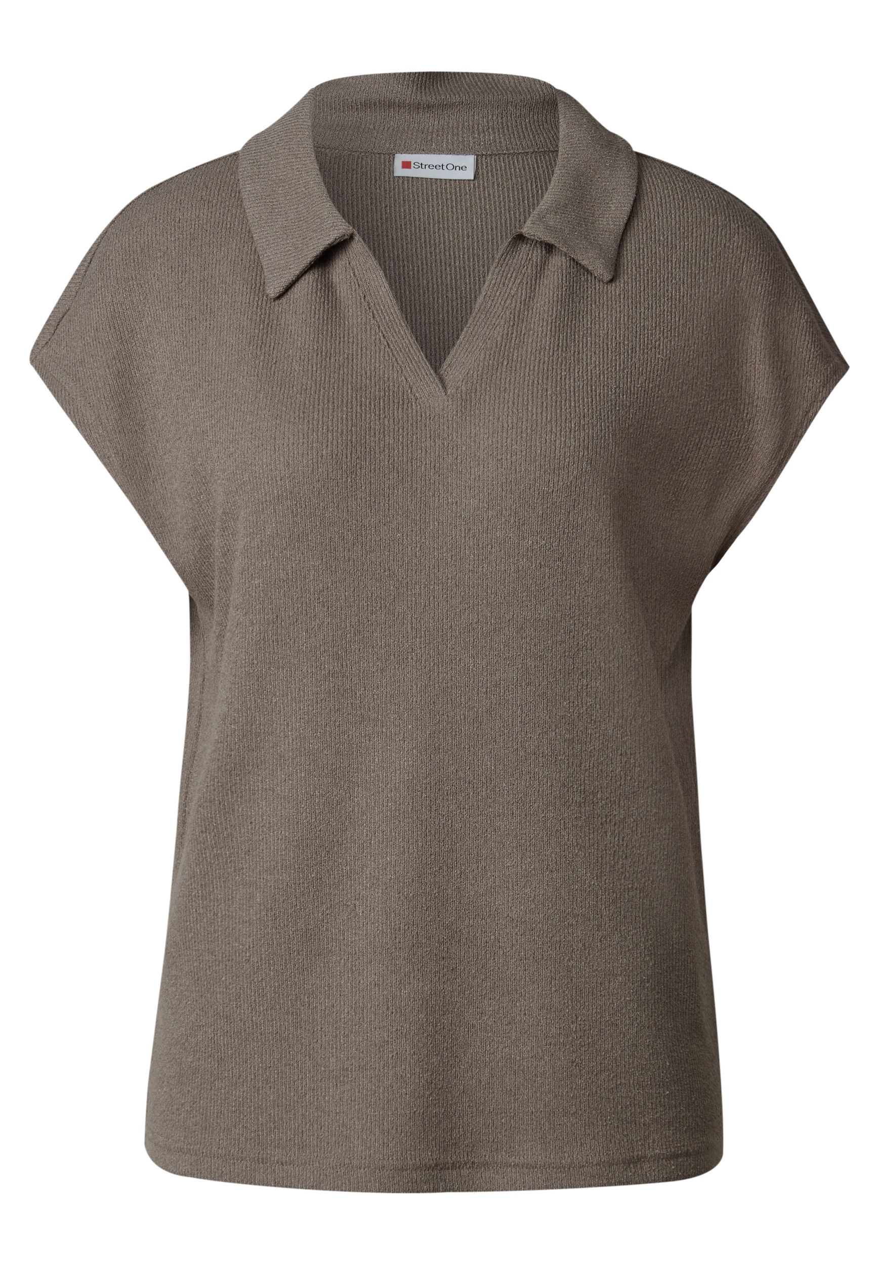  |  Strick-Look Poloshirt | 38