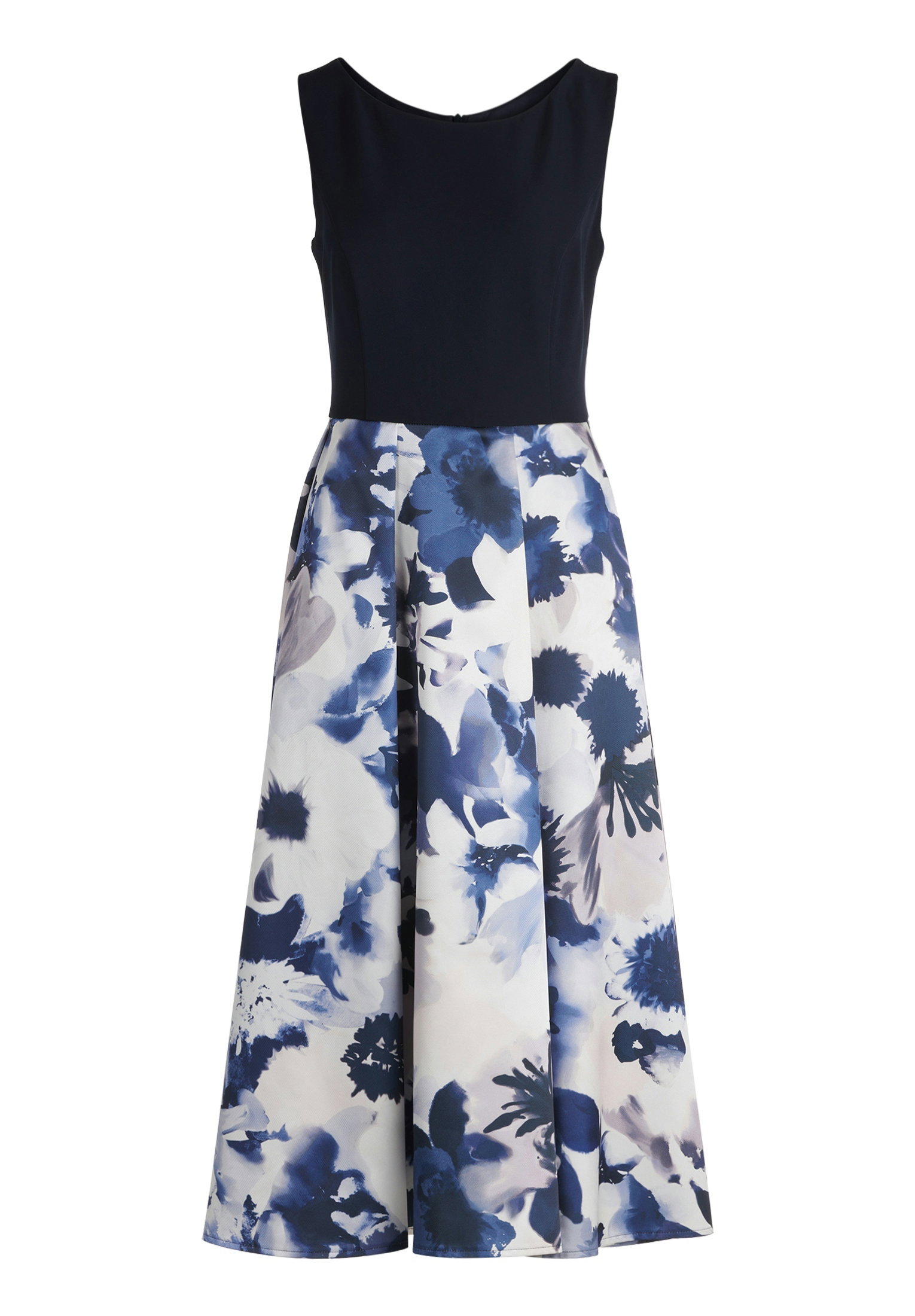 Kleid Kurz ohne Arm, Patch Dark Blue/Dark Blue #1