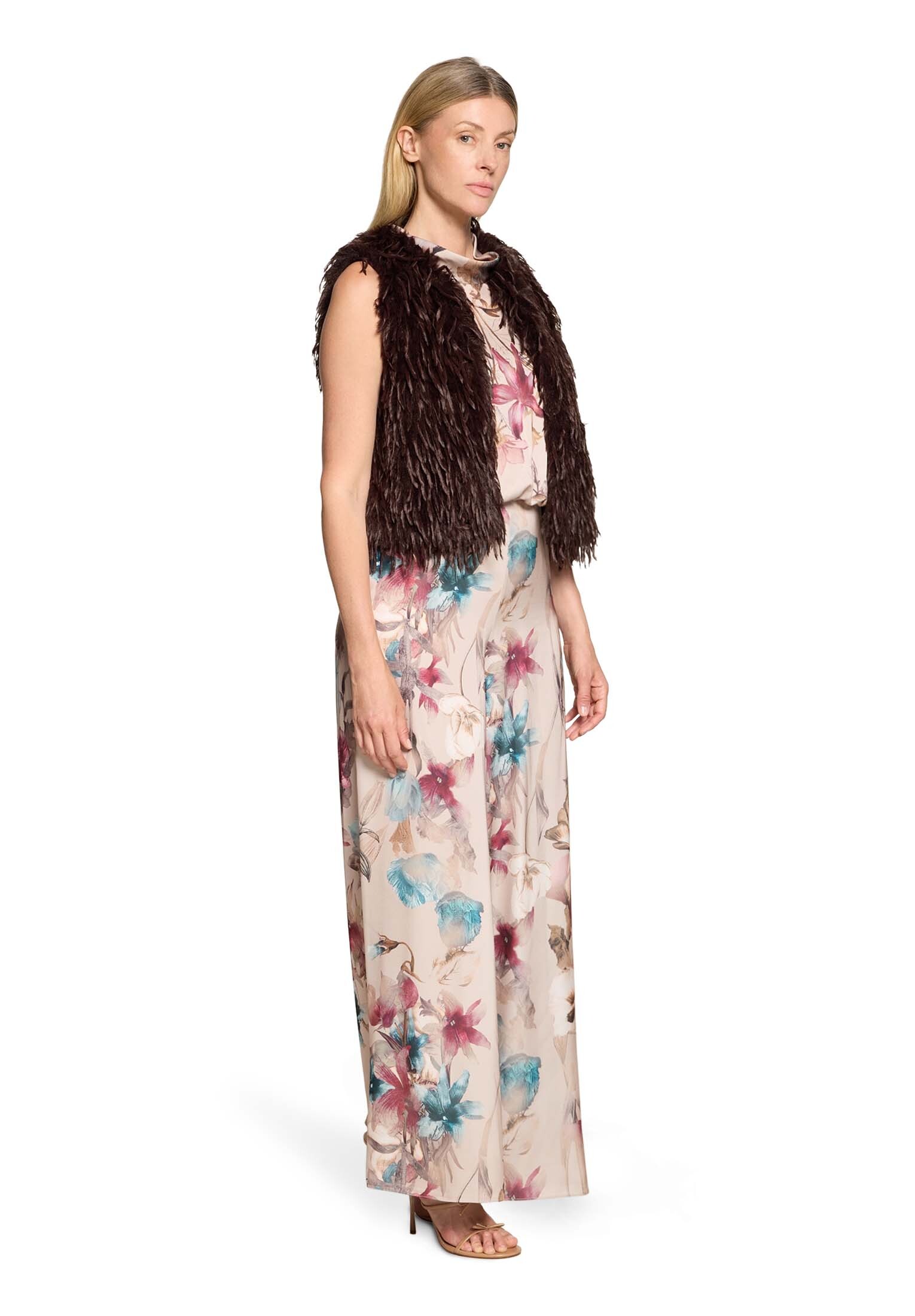 Overall, Beige/Dark Red #5