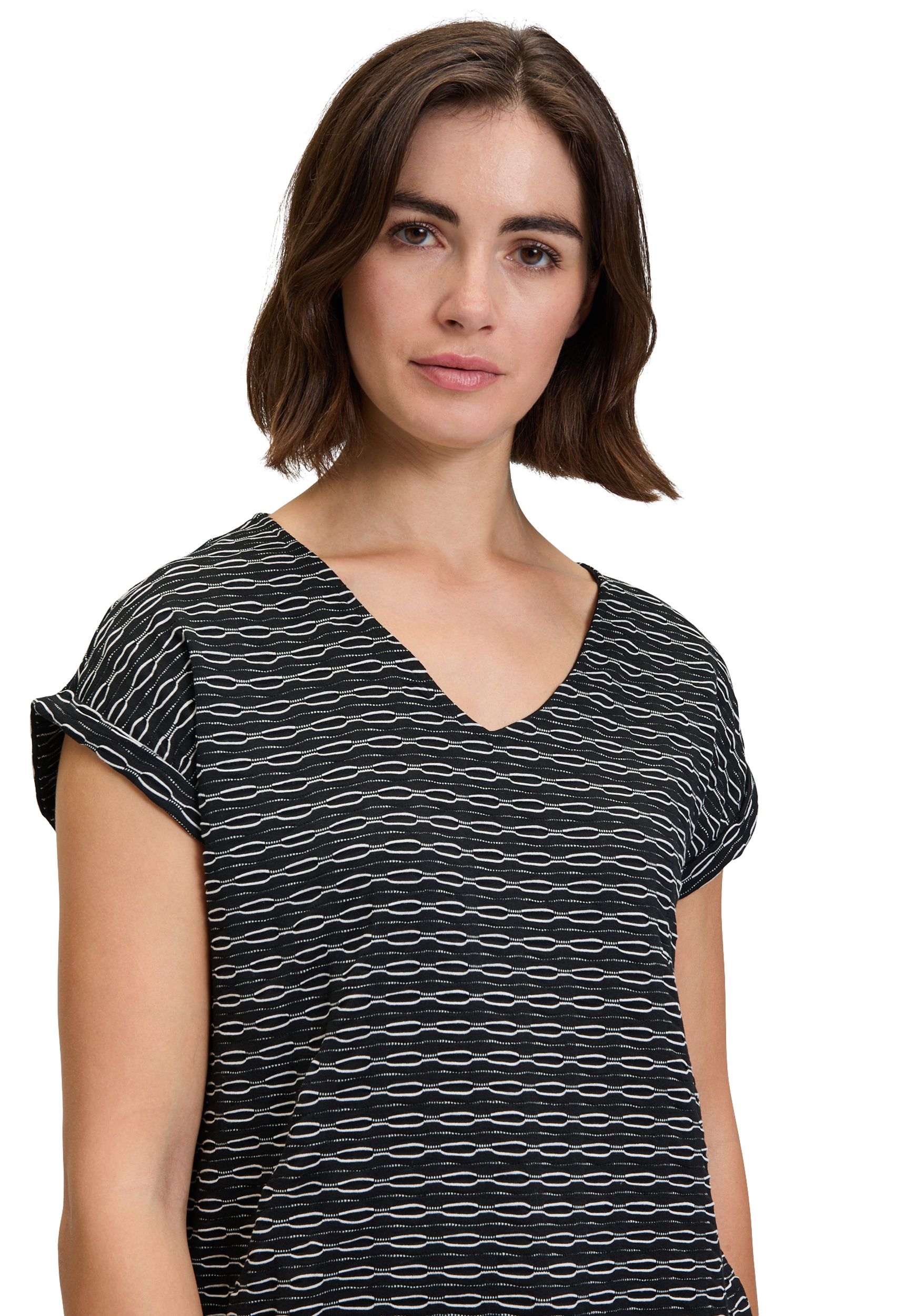 Betty & CO |  Casual-Shirt | M | schwarz/weiß