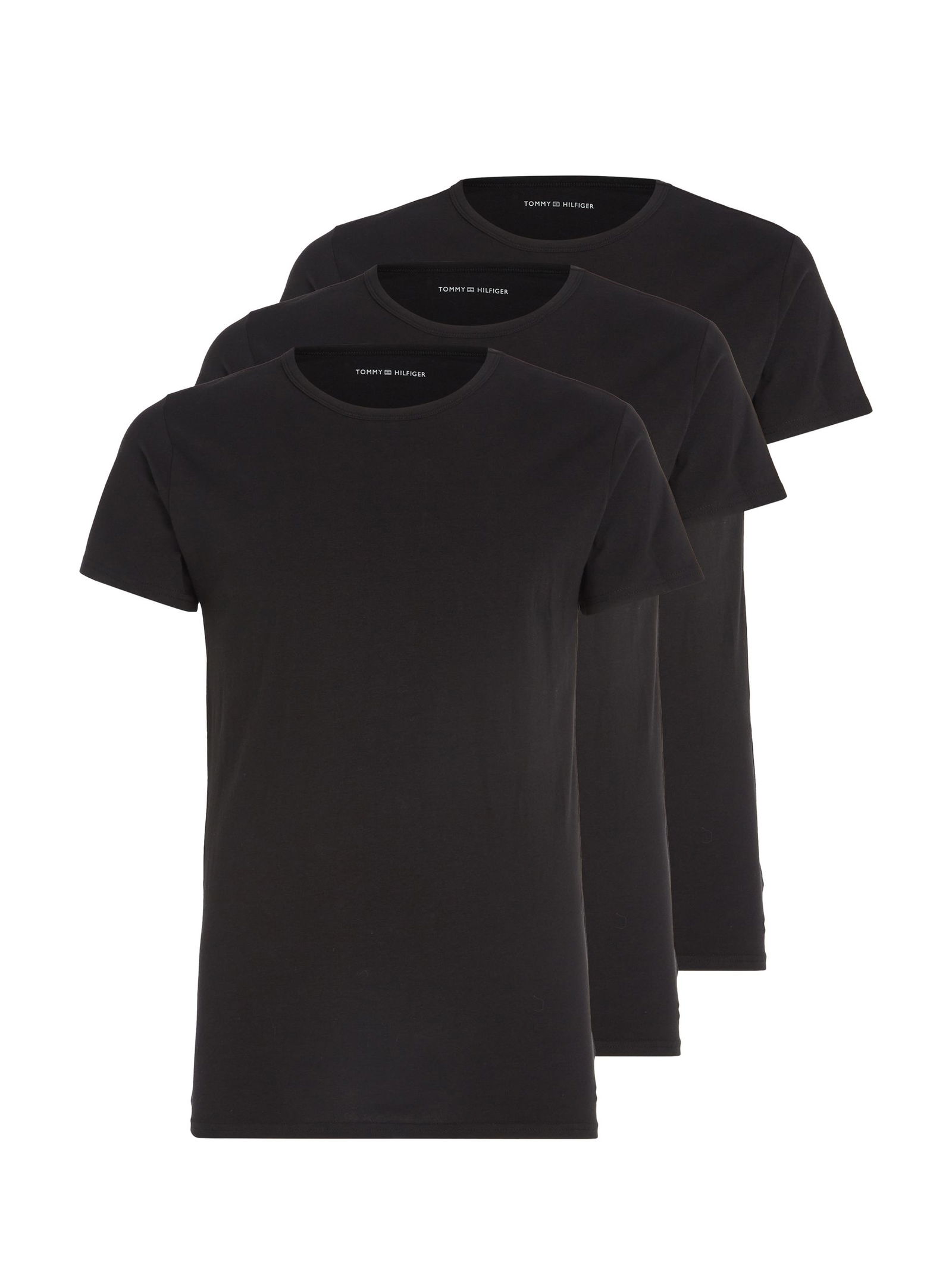  | STRETCH CN TEE SS 3PACK | XXL | BLACK