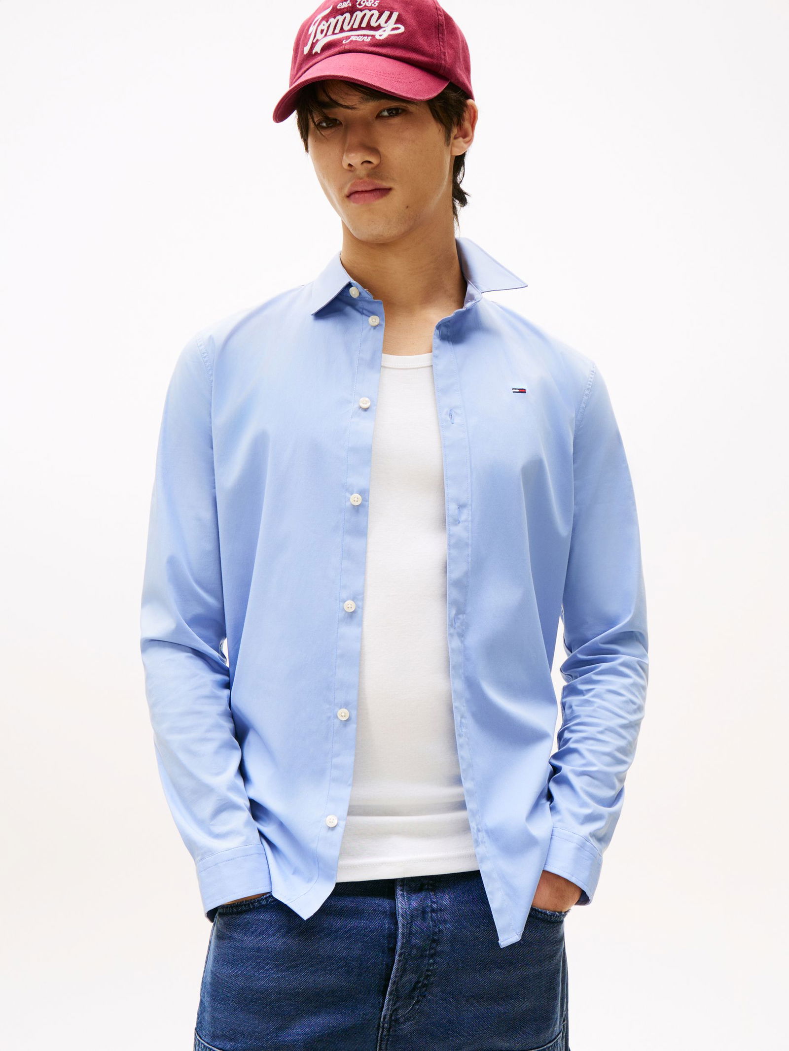 Tommy Jeans |  Tommy Jeans Hemd Regular Fit  | L | black iris