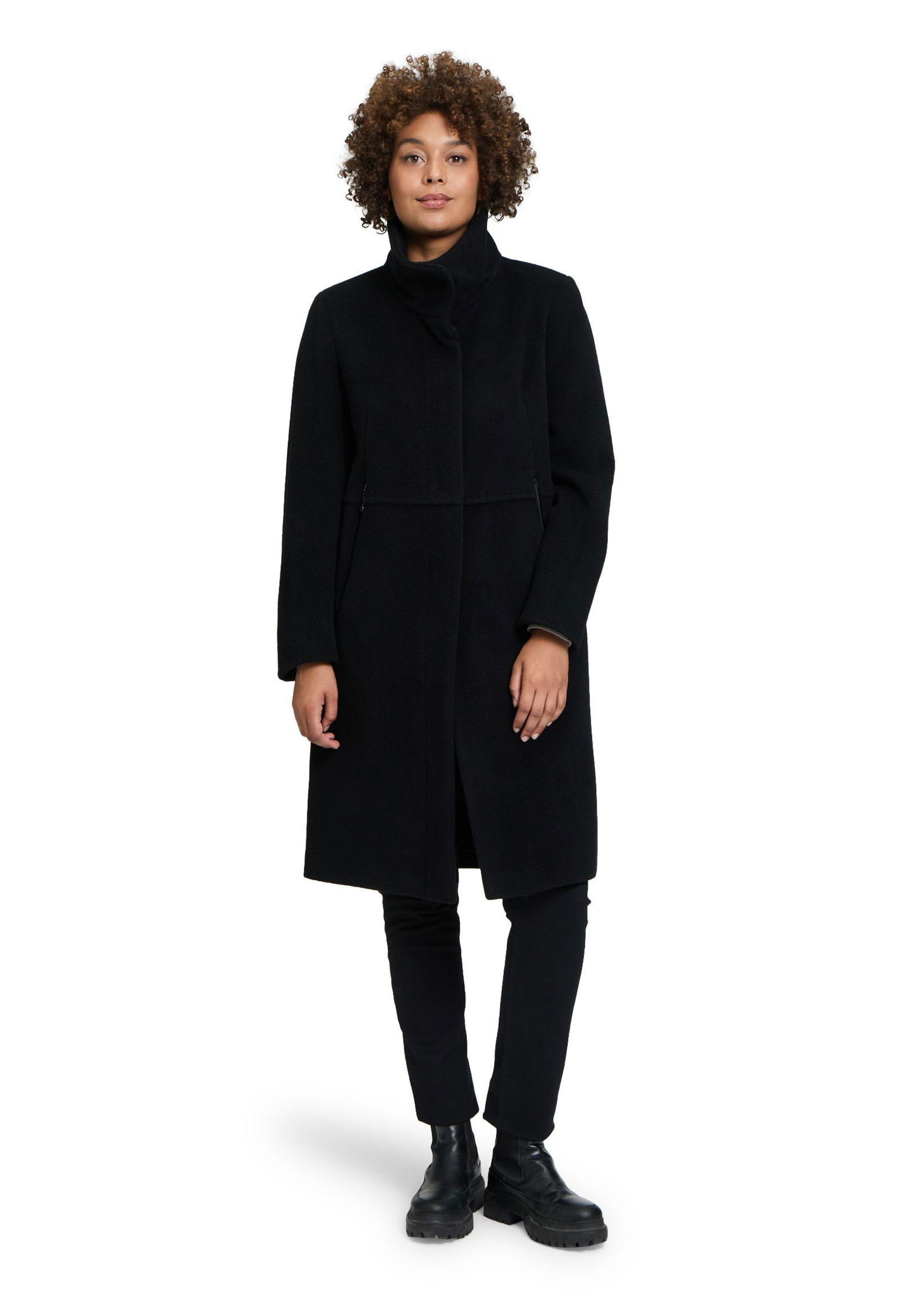 Saint Jacques | Saint Jacques Wollmantel | 38 | schwarz