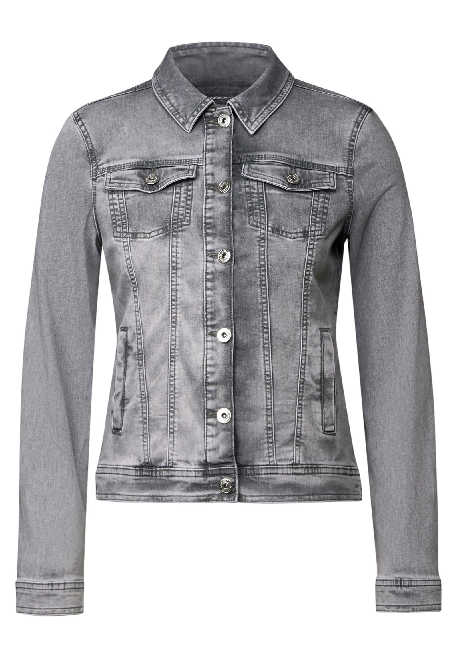 2da9ac1574cdab69467ce6c8a2410e68 CECIL | CECIL Jeansjacke | L | mid grey used wash