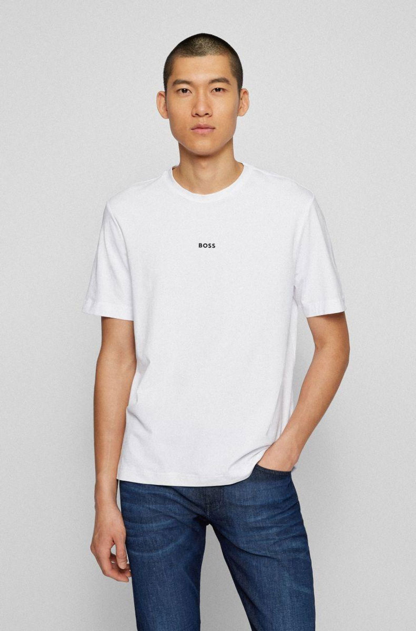 de20159dd9627488c61ba0369c9e266c BOSS T-Shirt mit lockerer Passform