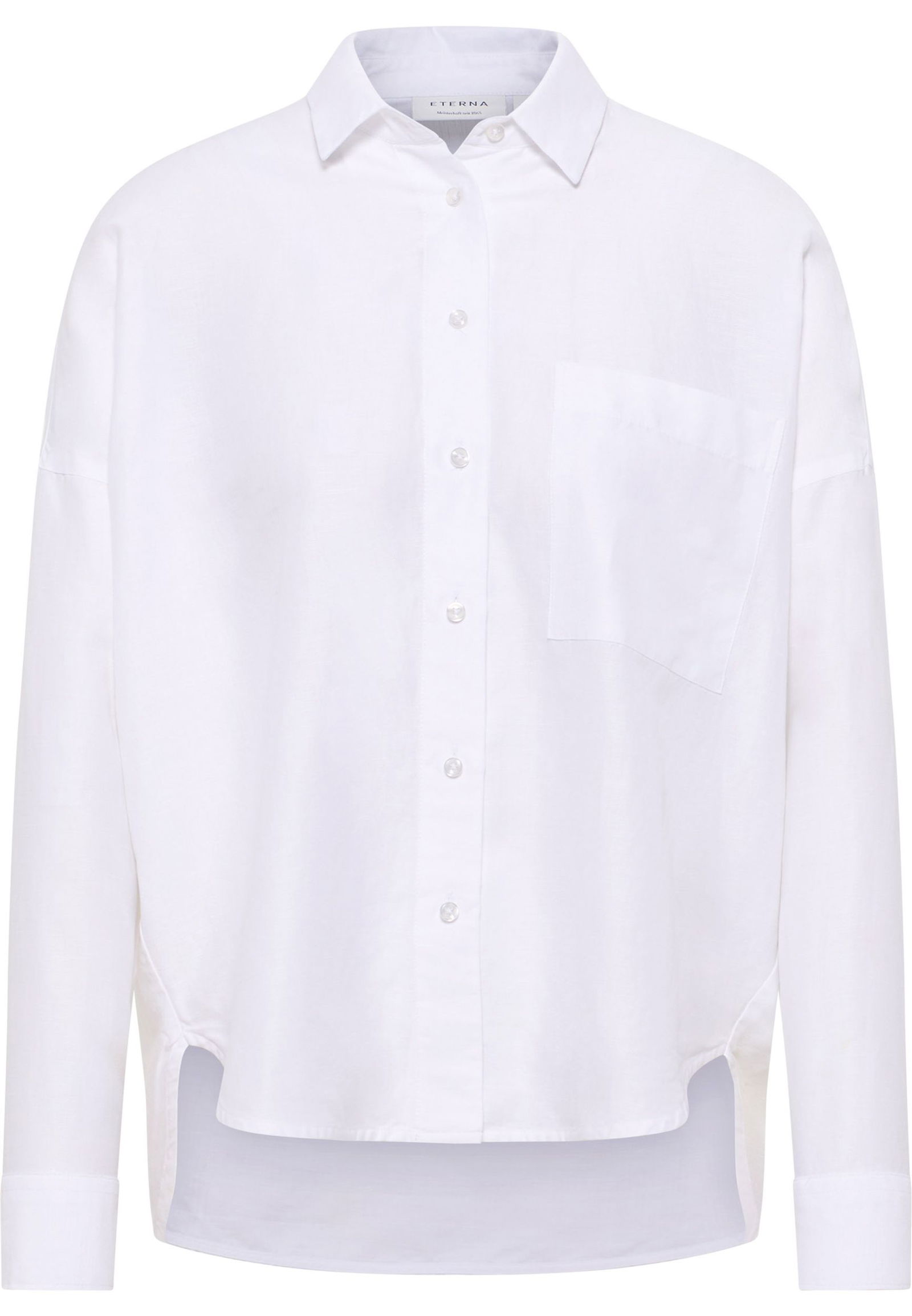Eterna |  Eterna Bluse aus Leinen  | 36 | weiß